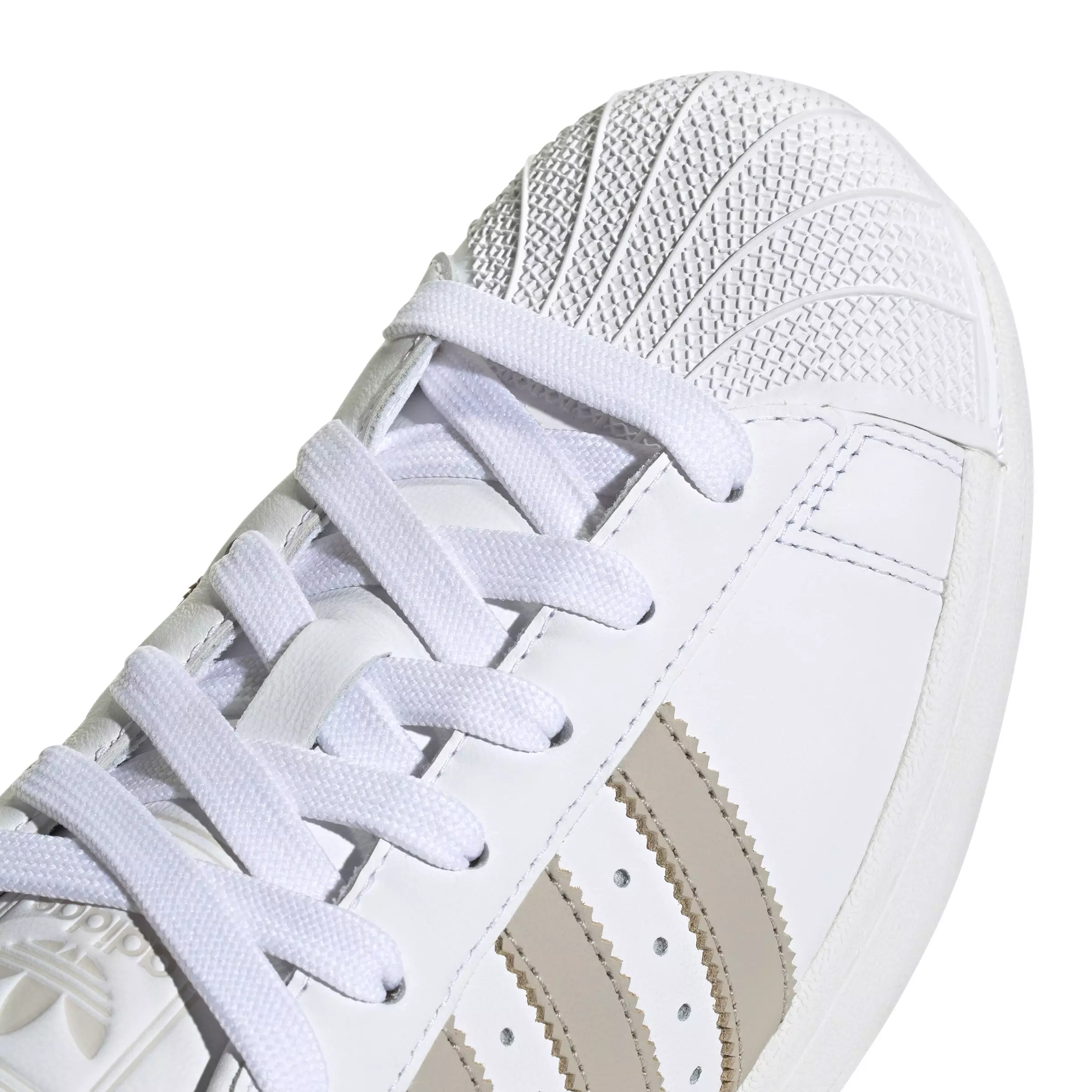 adidas Originals Superstar II "Ftwr White/Wonder Beige/Alumina" Women's Shoe - WHITE/BEIGE/ALUMINA