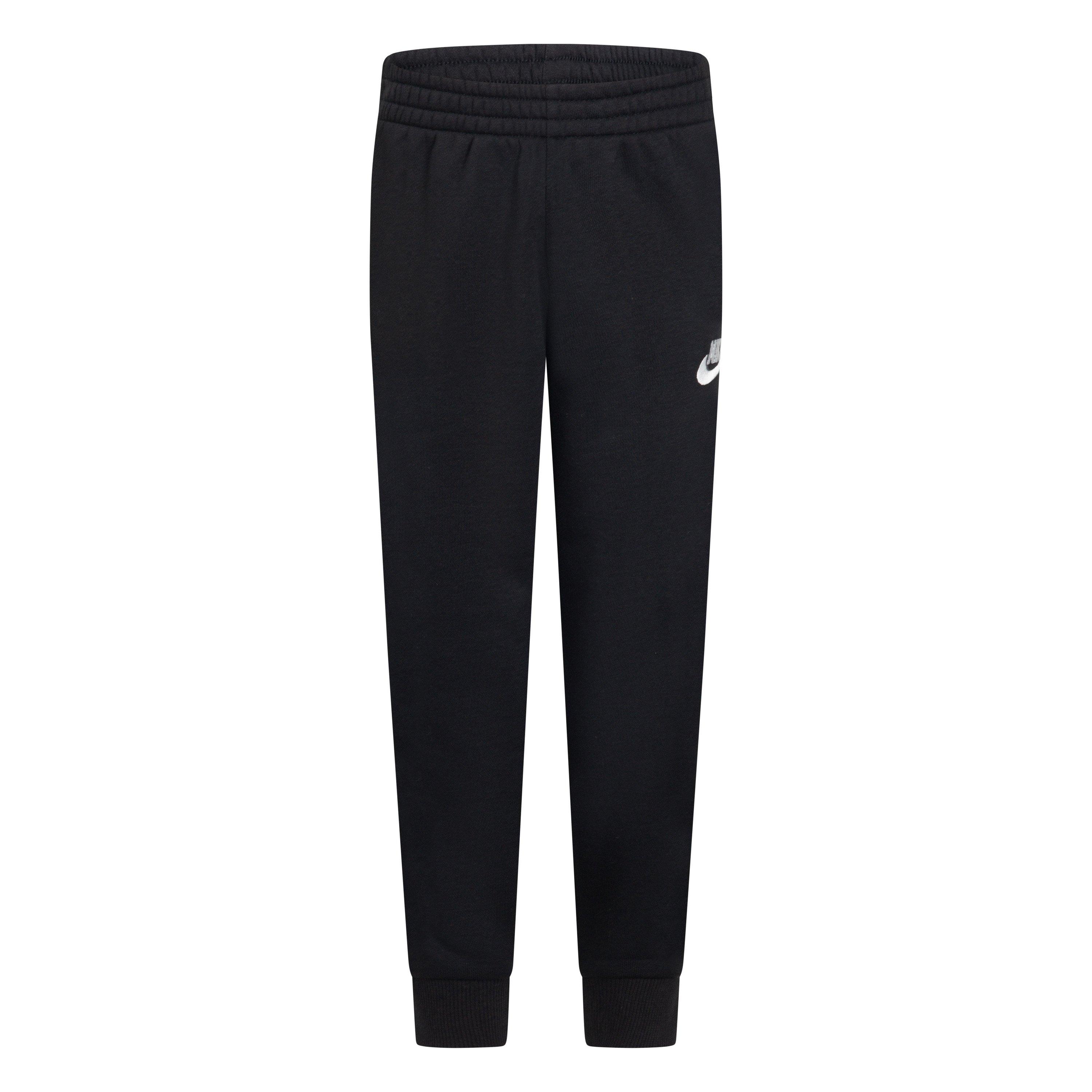 Nike Little Kids' Sportswear Club Fleece Joggers - Black - BLACK Thumbnail View 6