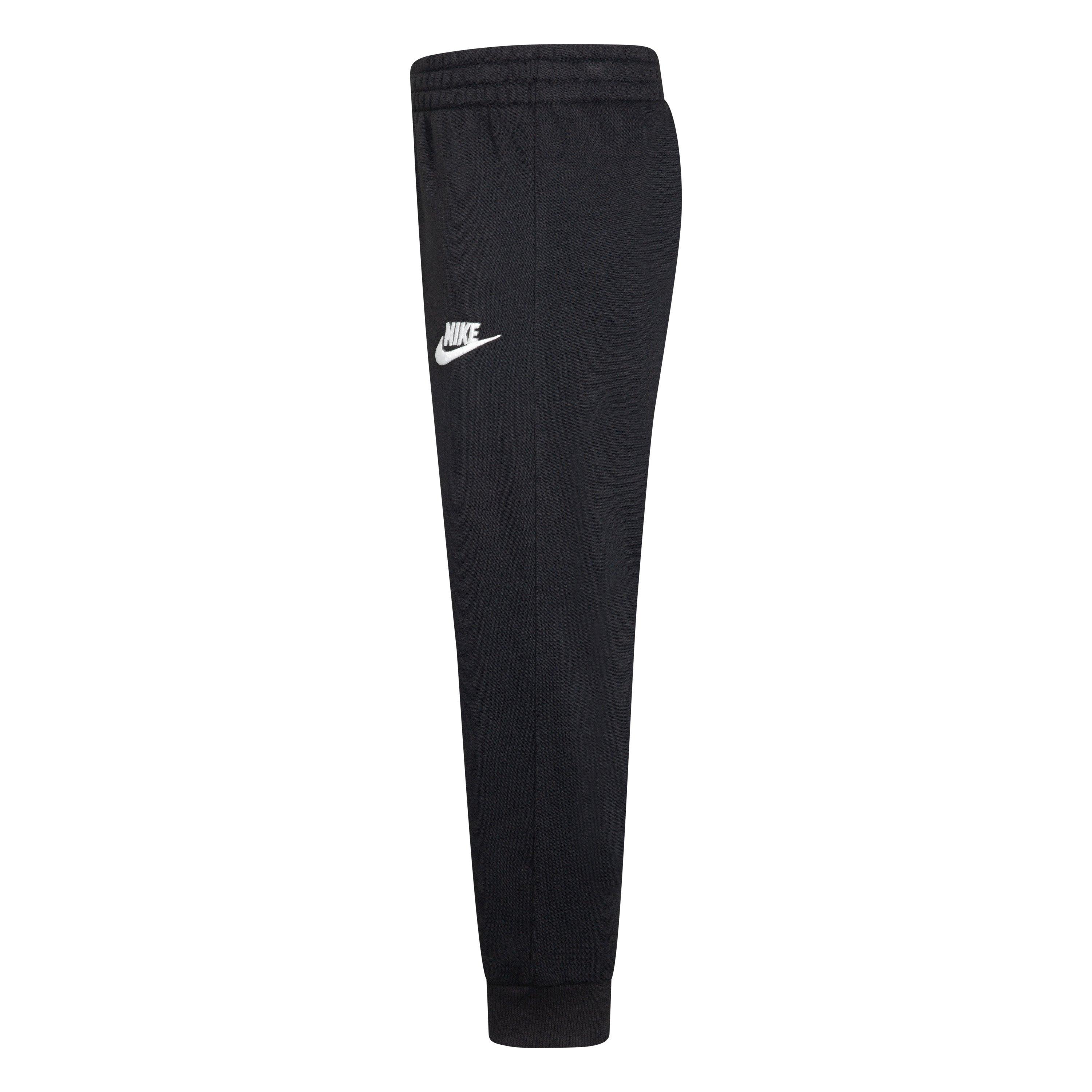Nike Little Kids' Sportswear Club Fleece Joggers - Black - BLACK Thumbnail View 9