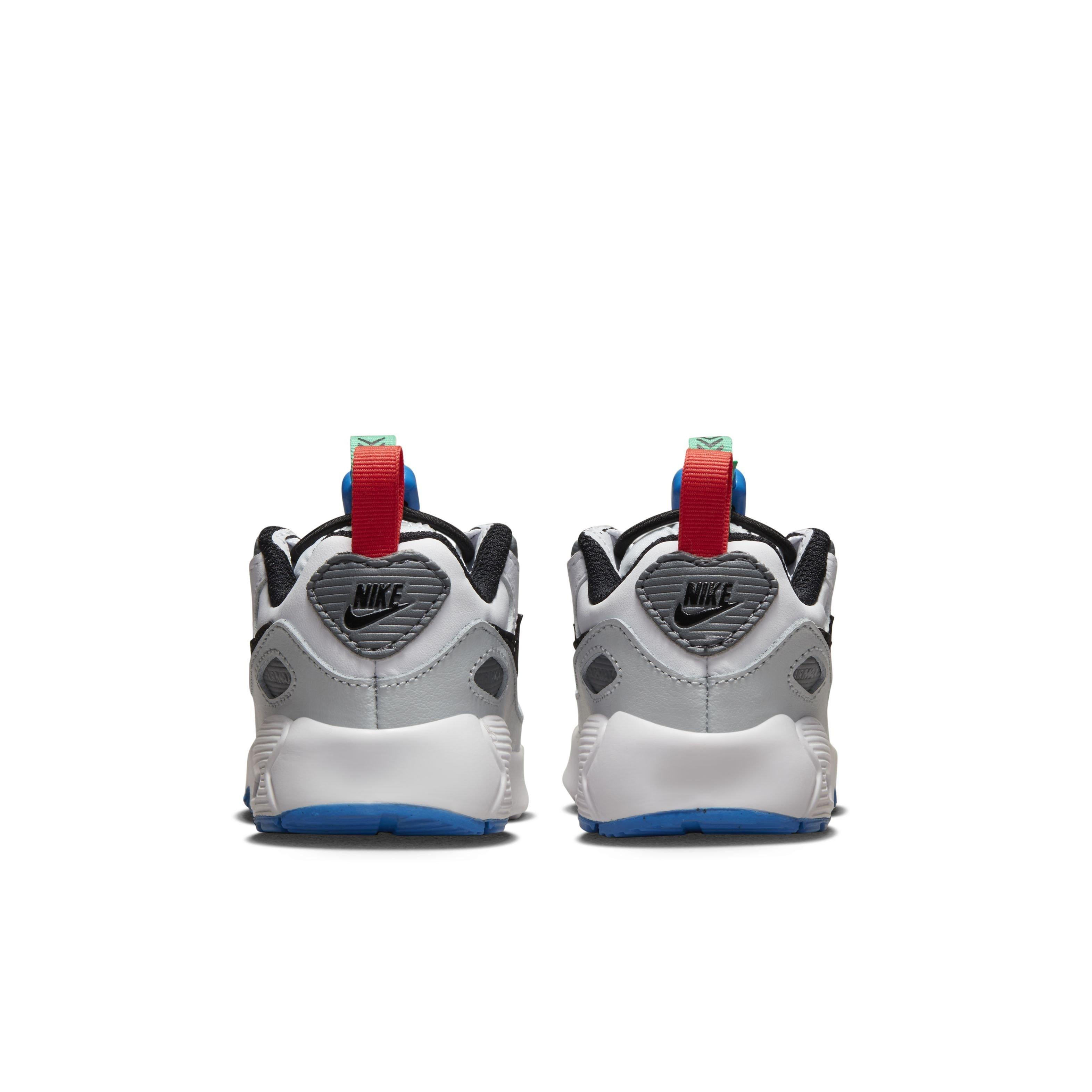 Nike Air Max 90 Toggle "White/Pure Platinum/Stadium Green/Black" Infant Boys' Shoe - WHITE/PLATINUM/GREEN/BLACK Thumbnail View 5