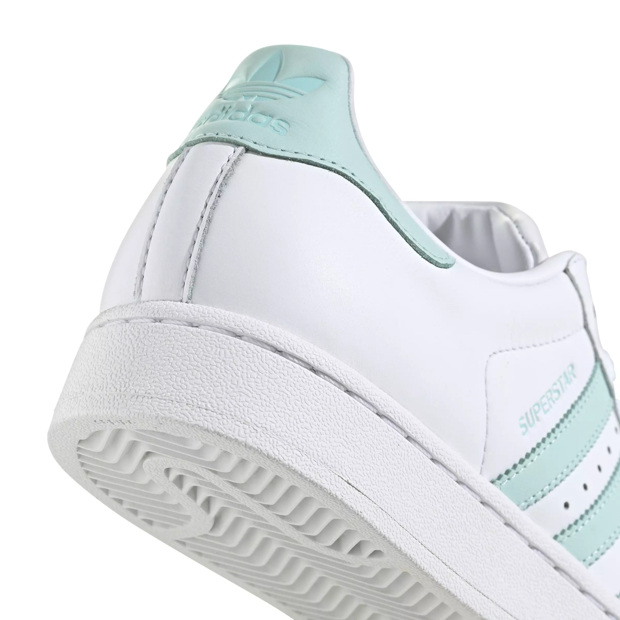 adidas Originals Superstar II "Ftwr White/Semi Flash Aqua/Easy Mint" Women's Shoe - WHITE/AQUA/MINT