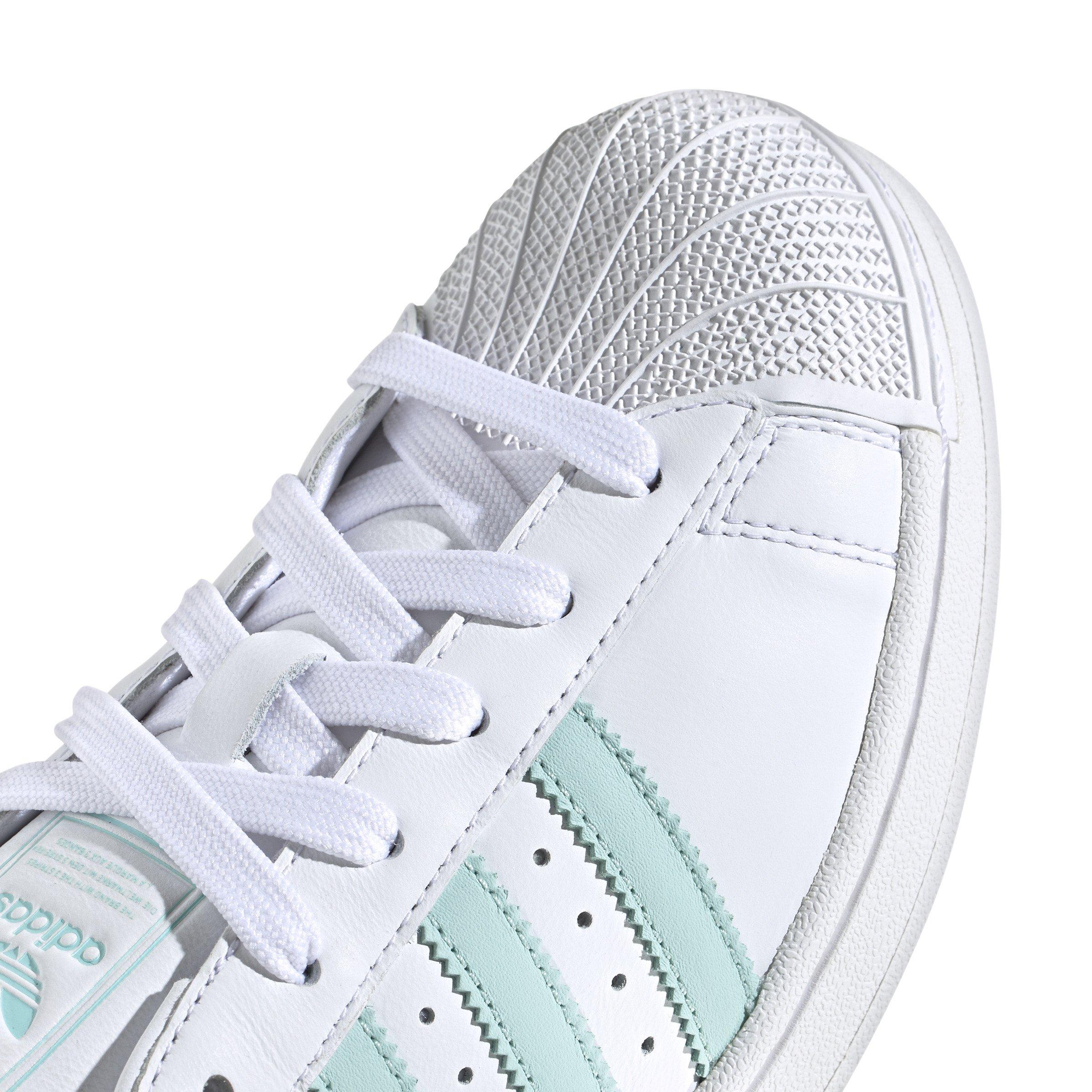 adidas Originals Superstar II Women's "Ftwr White/Semi Flash Aqua/Easy Mint" Shoe
