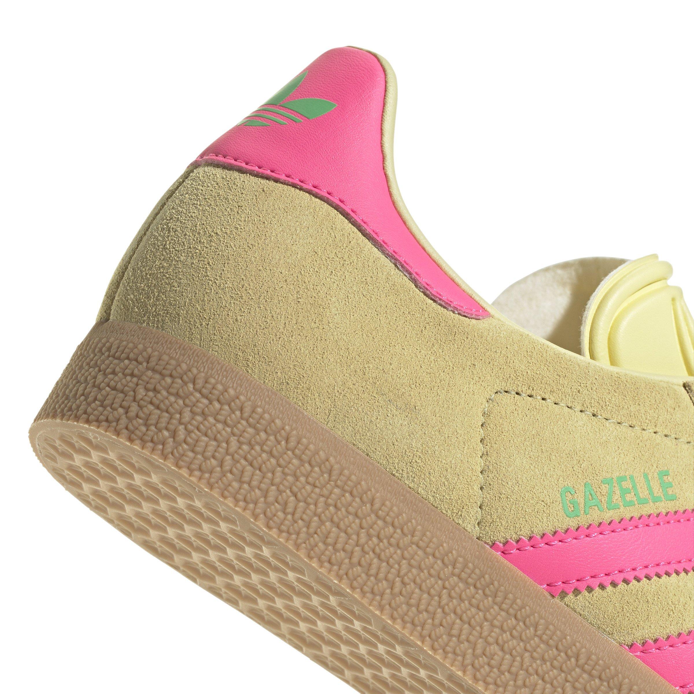 adidas Originals Gazelle Women's "Powder Yellow/Lucid Pink/Gum 3" Shoe