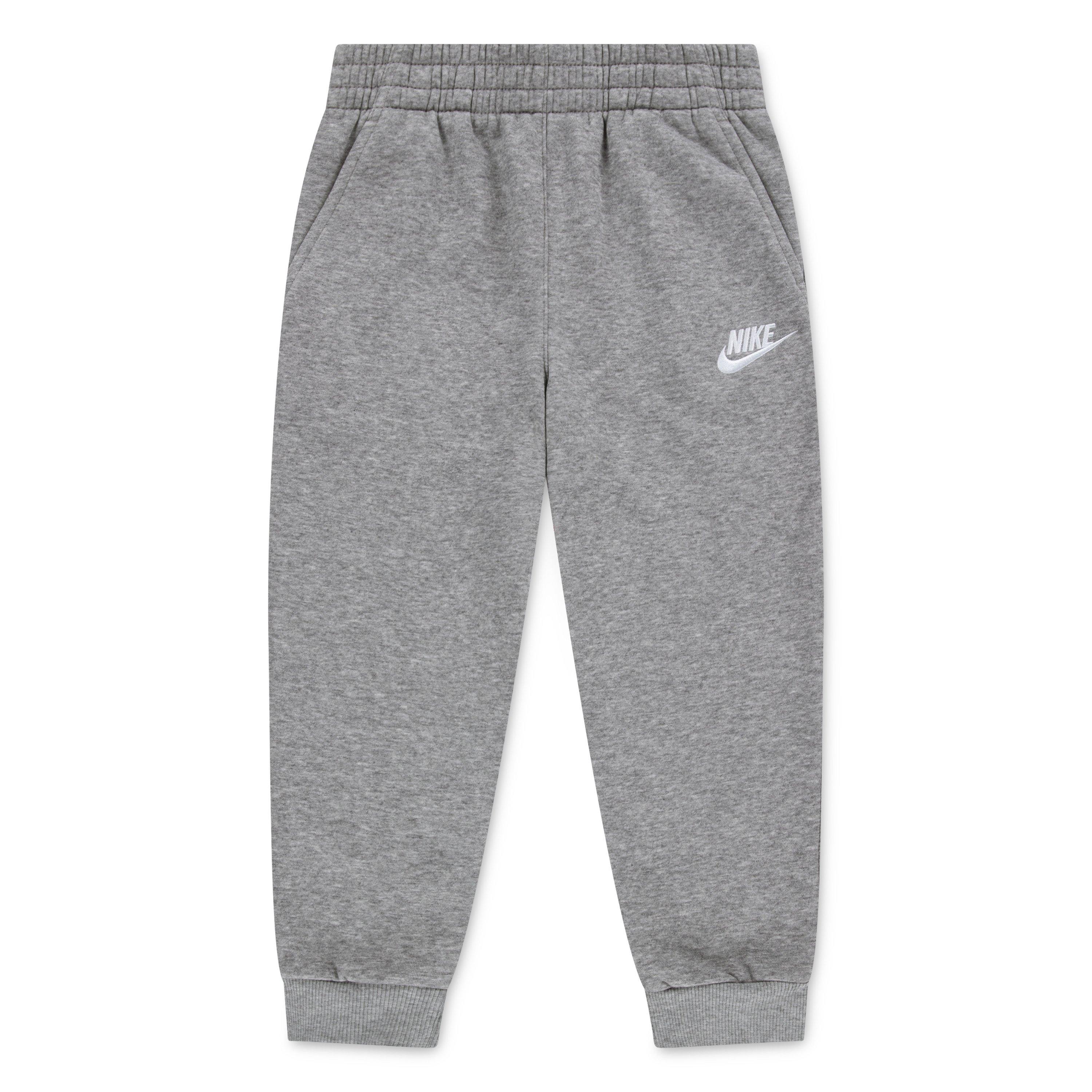 Nike Little Kids' Sportswear Club Fleece Joggers - Dk Grey - DK GREY Thumbnail View 4