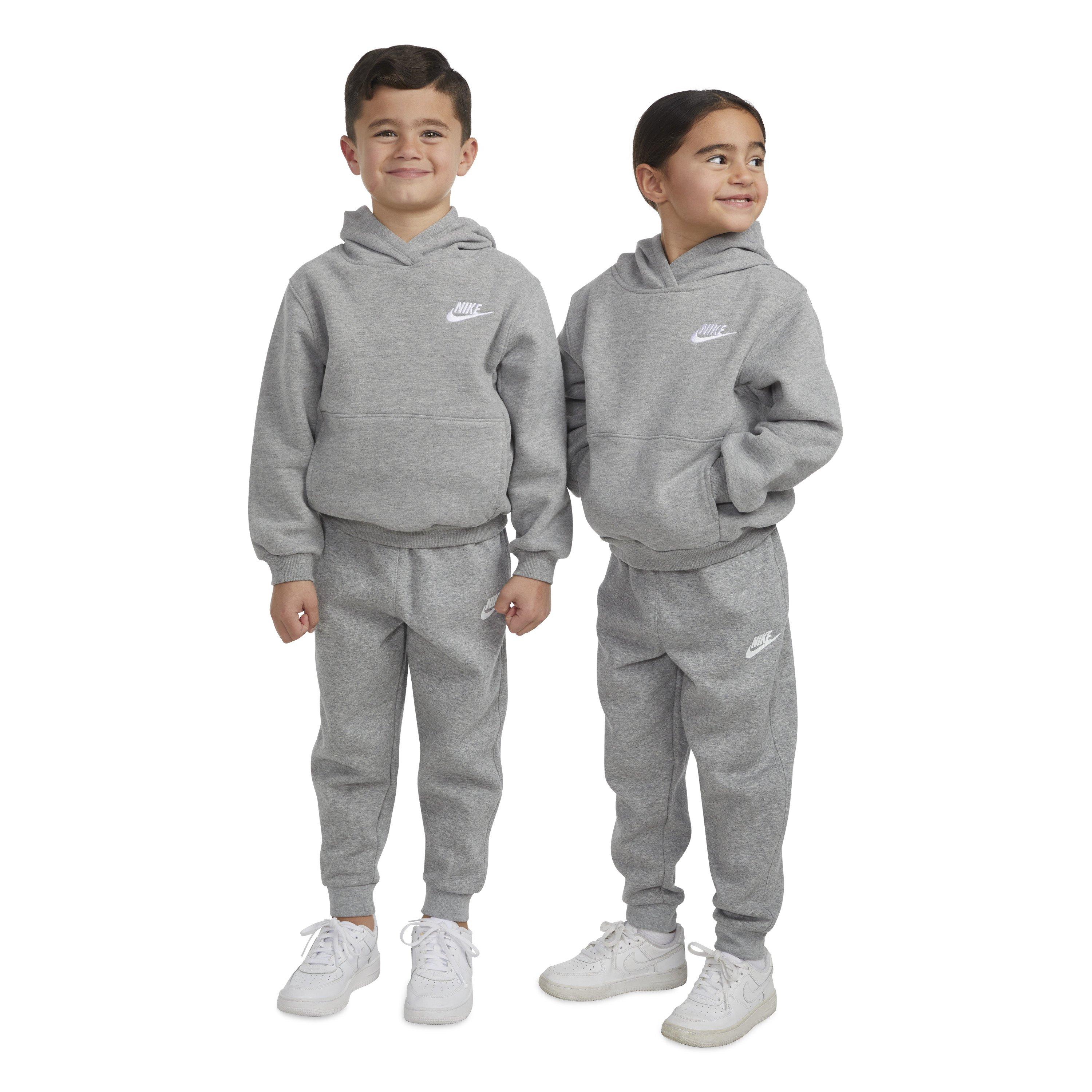 Nike Little Kids' Sportswear Club Fleece Joggers - Dk Grey - DK GREY Thumbnail View 6