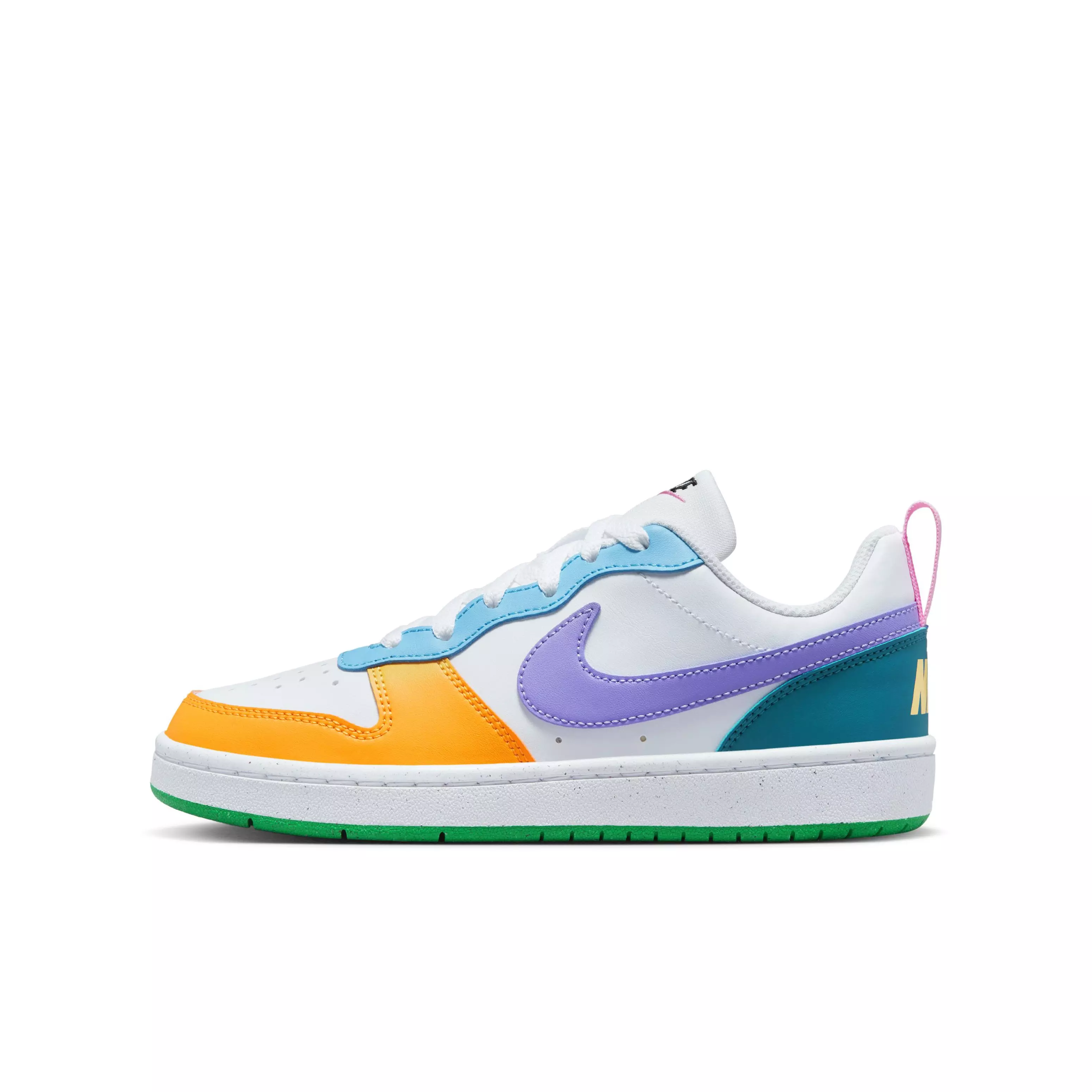 Nike Court Borough Low Recraft "Multi-Color/Multi-Color" Grade School Boys' Shoe - MULTICOLOR/MULTICOLOR