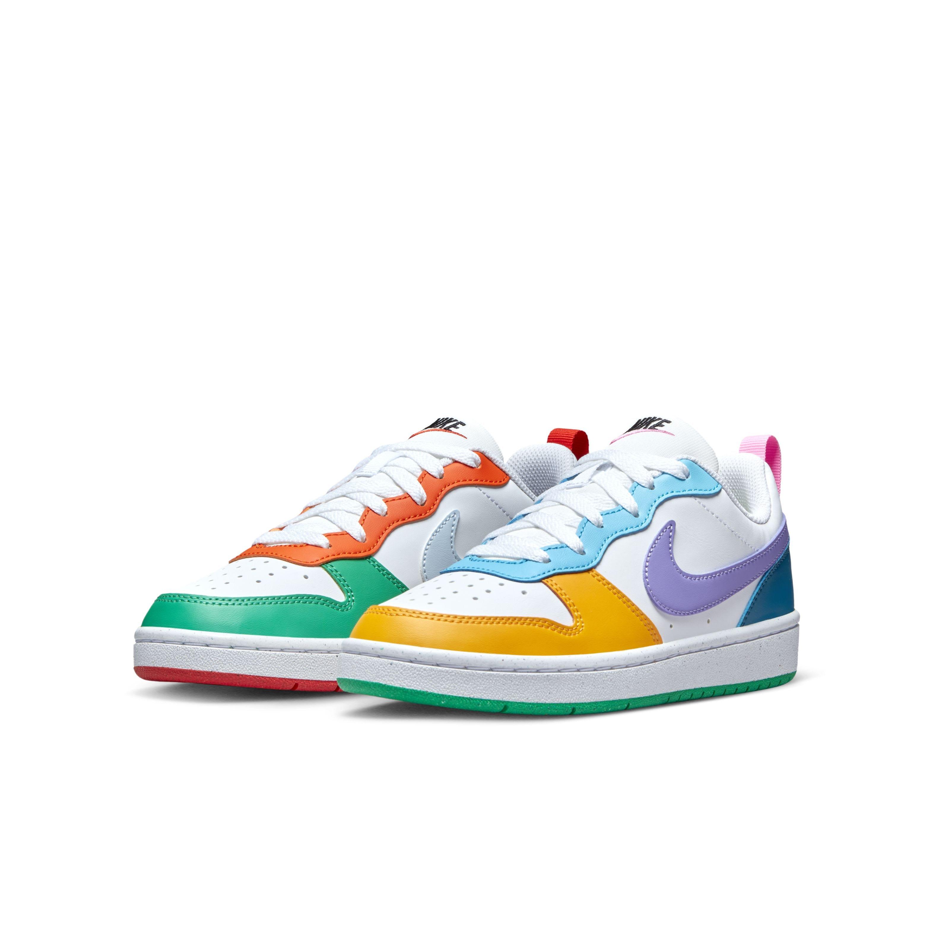 Nike Court Borough Low Recraft Grade School Boys' "Multi-Color/Multi-Color" Shoe