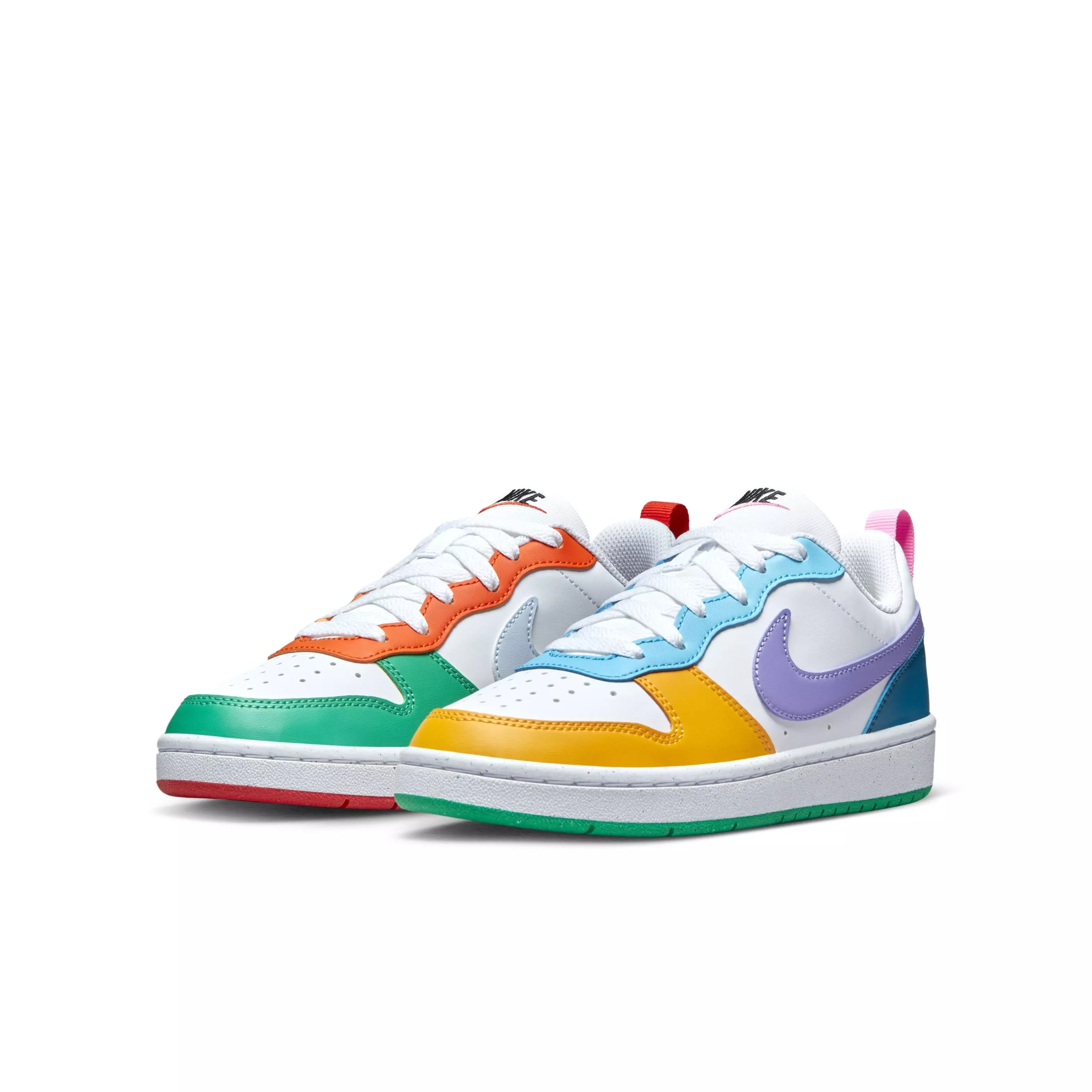 Nike Court Borough Low Recraft "Multi-Color/Multi-Color" Grade School Boys' Shoe - MULTICOLOR/MULTICOLOR