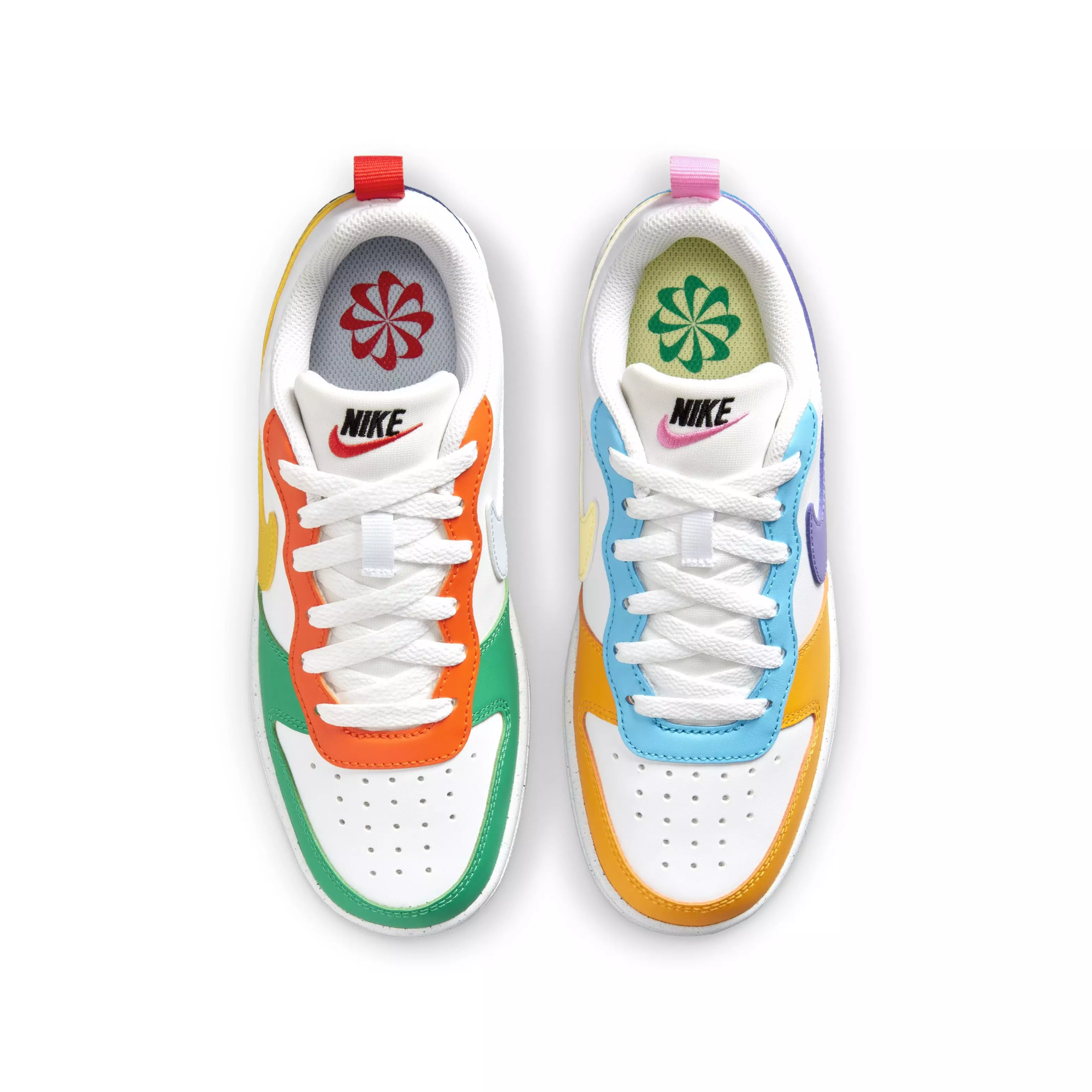 Nike Court Borough Low Recraft "Multi-Color/Multi-Color" Grade School Boys' Shoe - MULTICOLOR/MULTICOLOR
