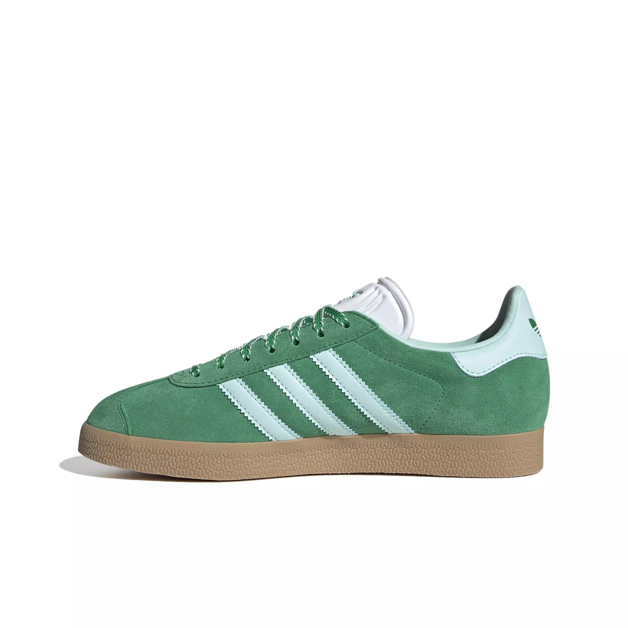 adidas Originals Gazelle "Green/Semi Flash Aqua/Gold Metallic" Women's Shoe - GREEN/AQUA/GOLD