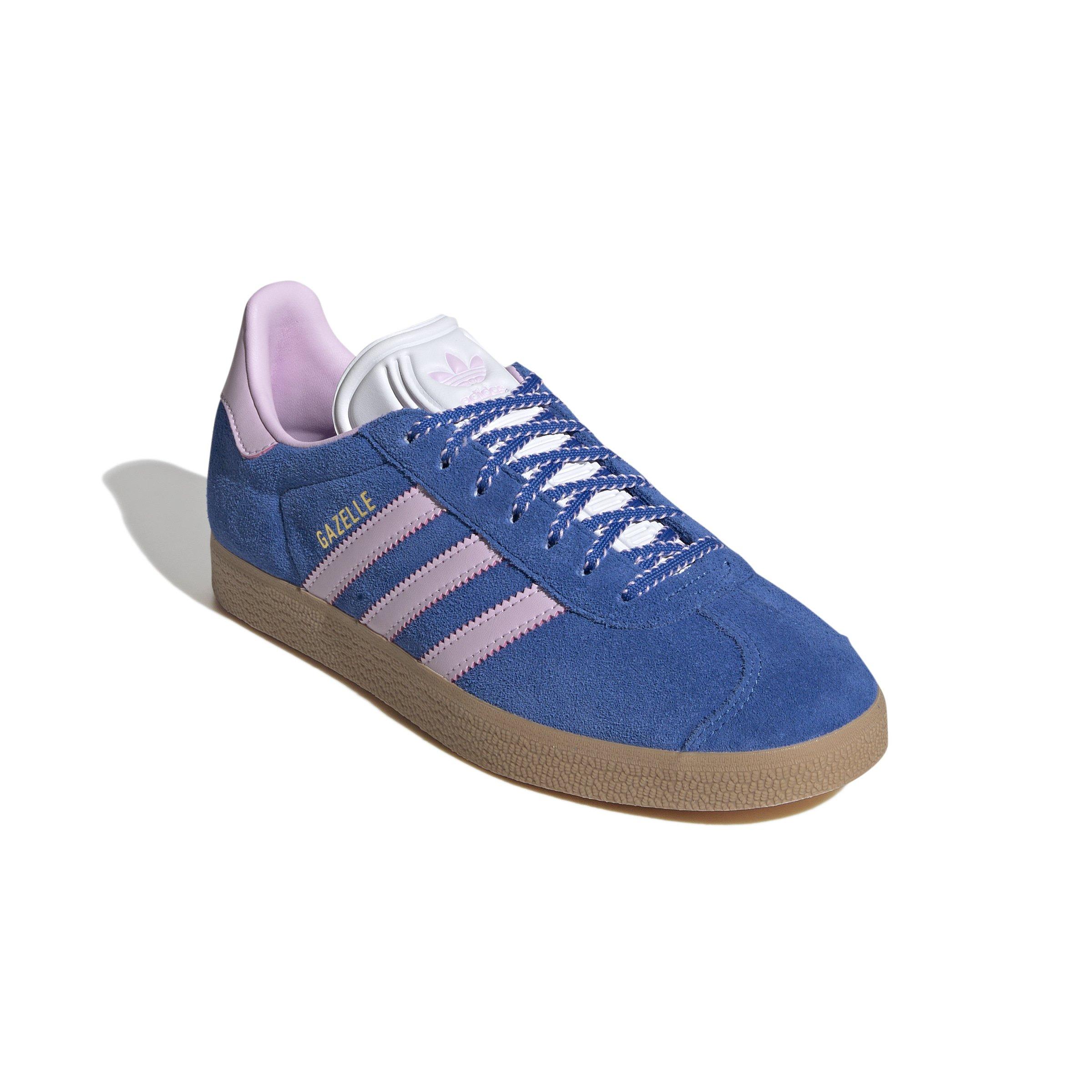 adidas Originals Gazelle "Blue/Orchid Fusion/Gum 3" Women's Shoe - BLUE/ORCHID/GUM Thumbnail View 3