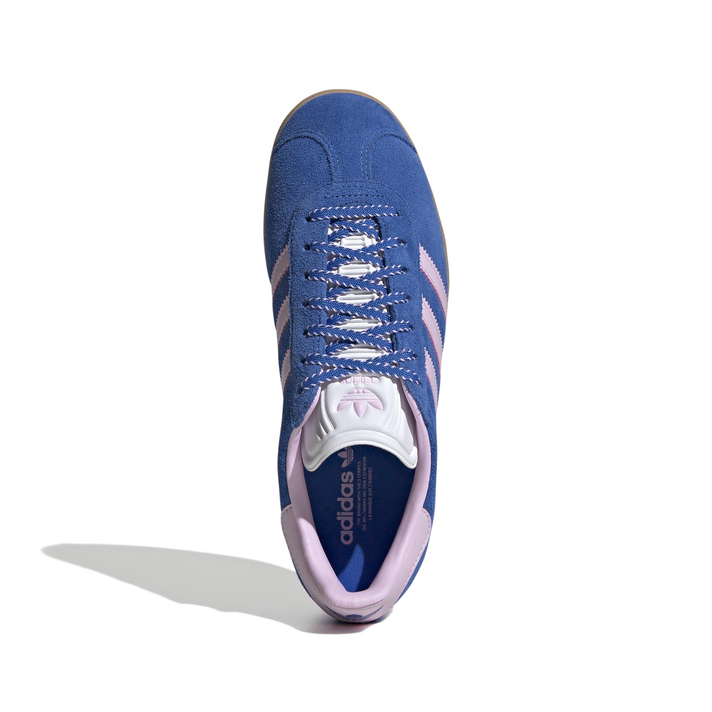 adidas Originals Gazelle "Blue/Orchid Fusion/Gum 3" Women's Shoe - BLUE/ORCHID/GUM Thumbnail View 5