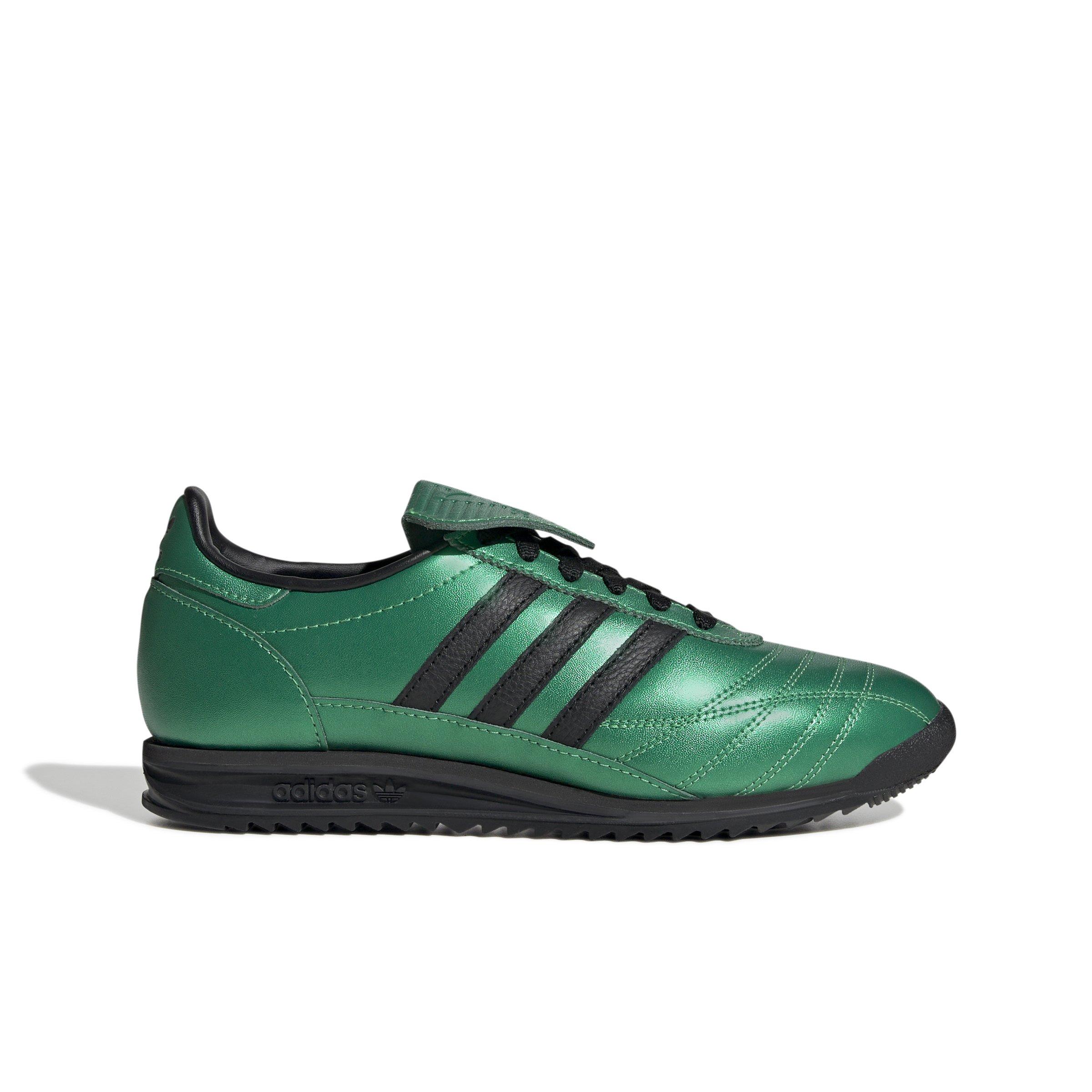 adidas Originals SL 72 "Semi Screaming Green/Core Black/Core Black" Women's Shoe - GREEN/BLACK/BLACK Thumbnail View 1