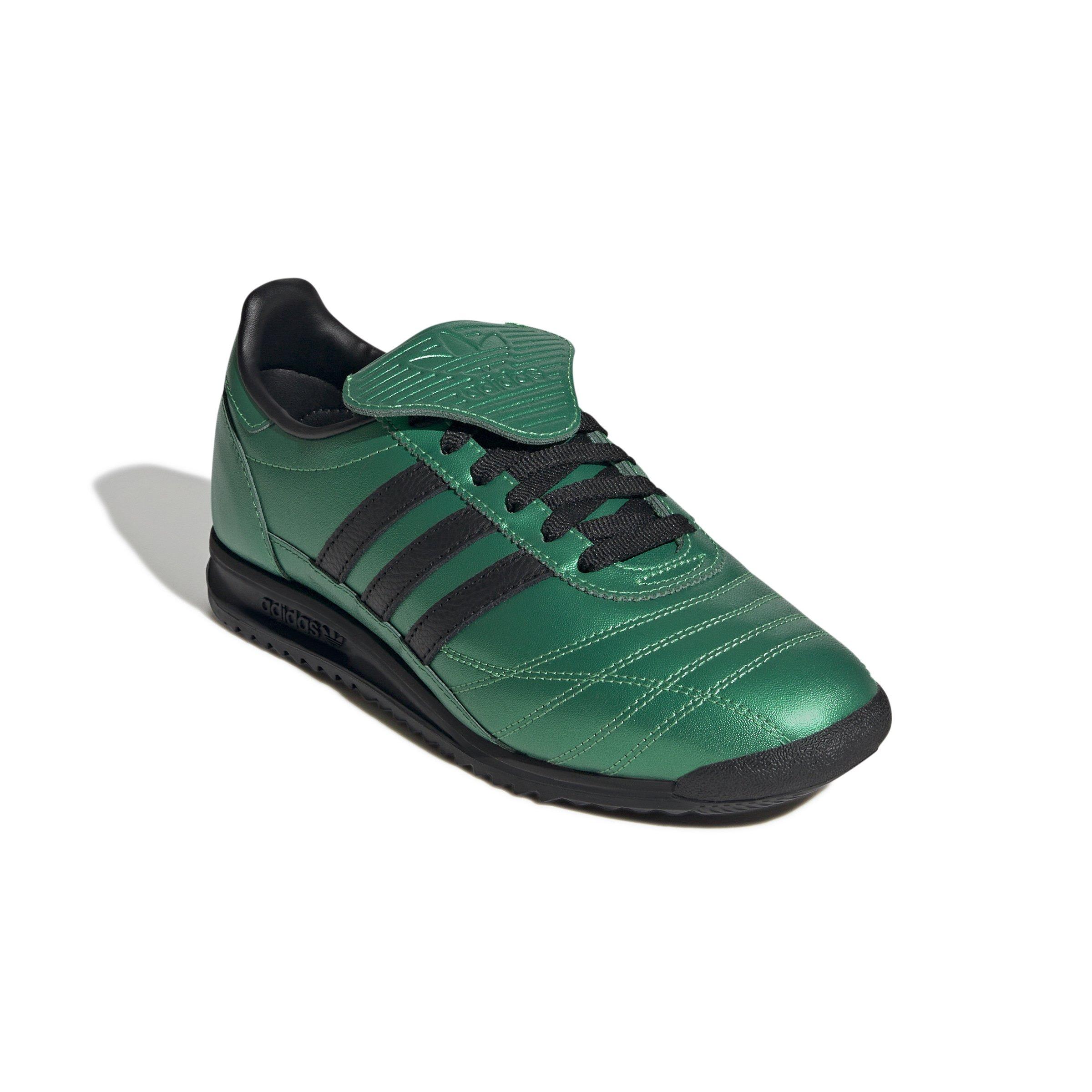 adidas Originals SL 72 "Semi Screaming Green/Core Black/Core Black" Women's Shoe - GREEN/BLACK/BLACK Thumbnail View 3