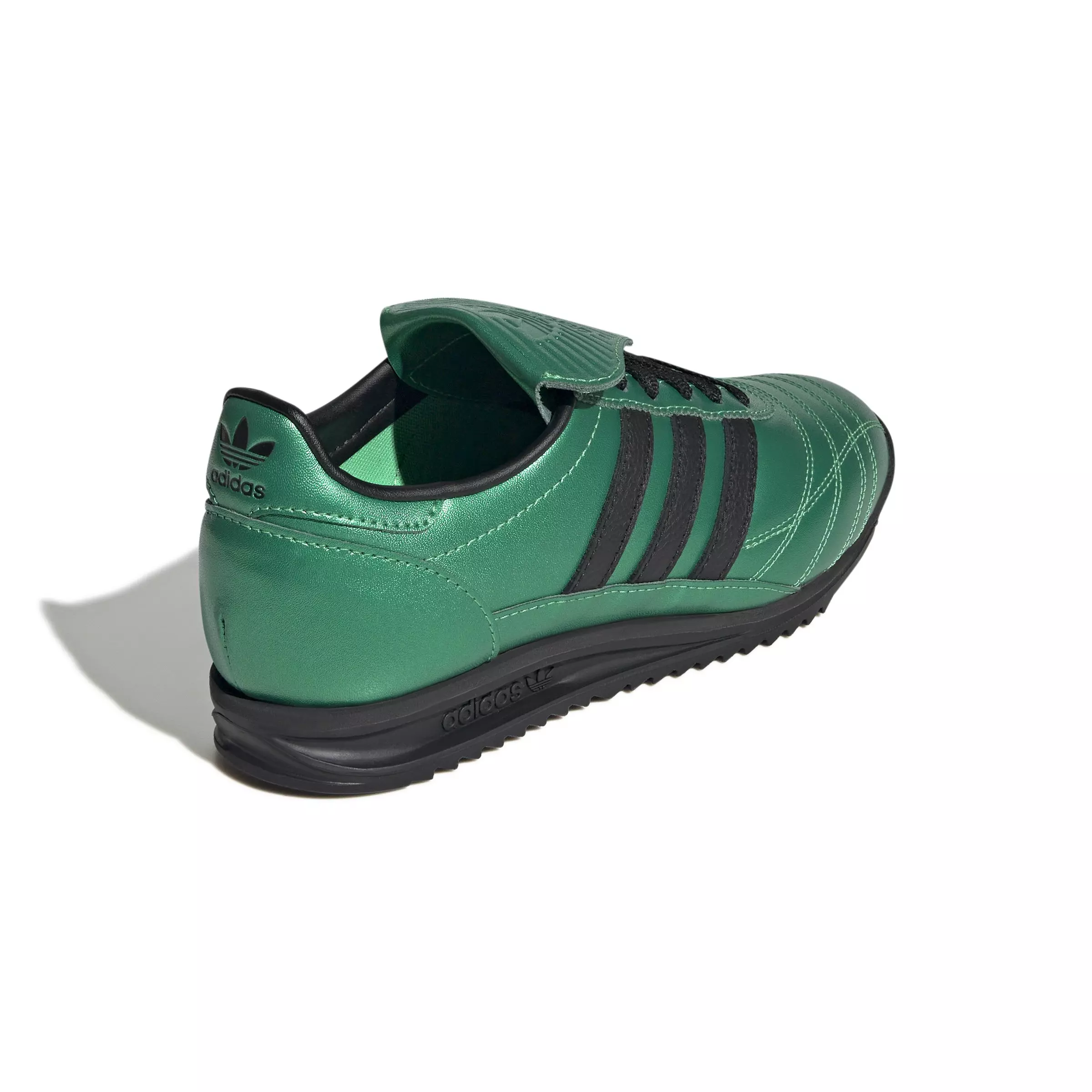 adidas Originals SL 72 "Semi Screaming Green/Core Black/Core Black" Women's Shoe - GREEN/BLACK/BLACK