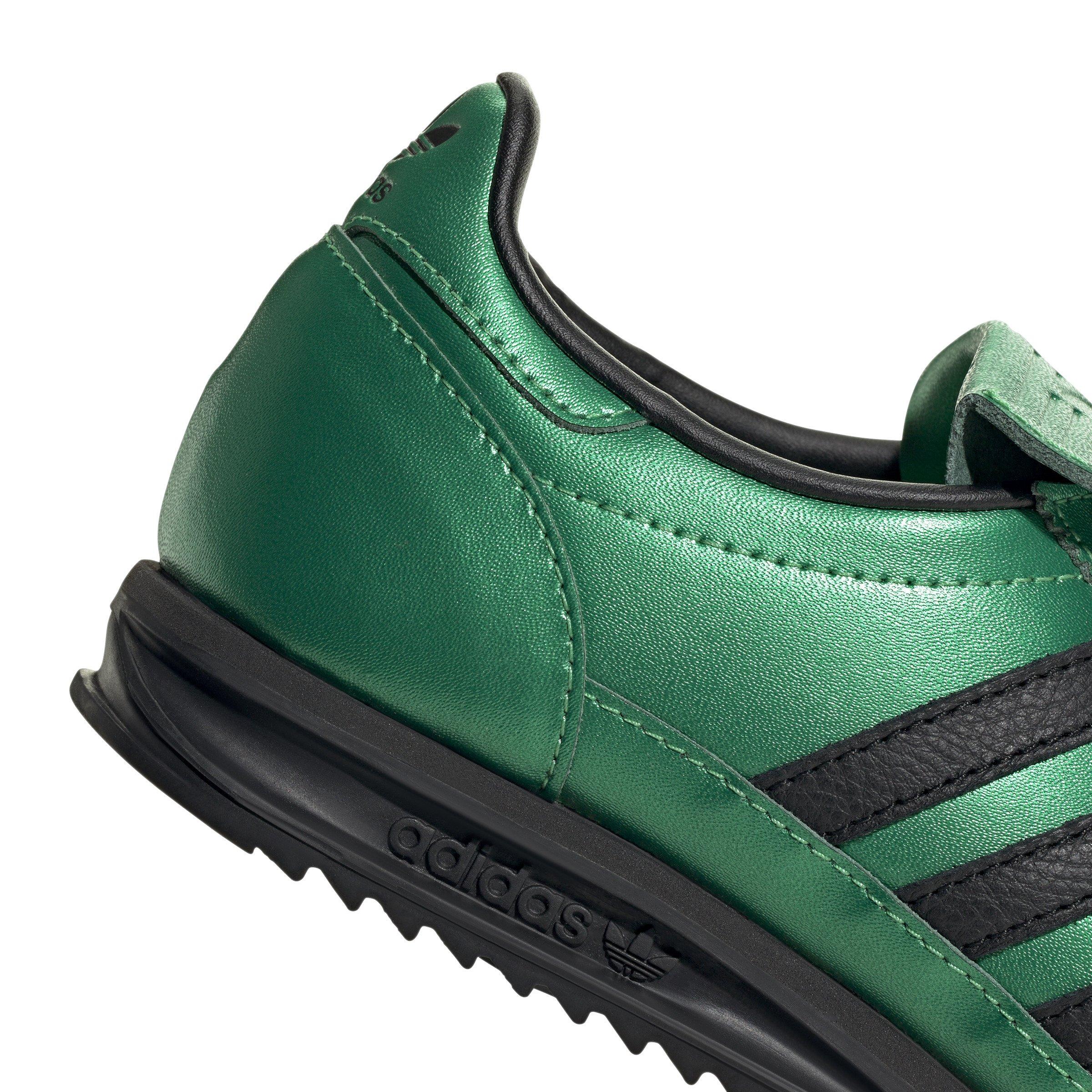 adidas Originals SL 72 "Semi Screaming Green/Core Black/Core Black" Women's Shoe - GREEN/BLACK/BLACK Thumbnail View 8