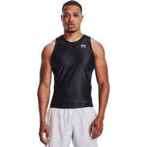 Under Armour Heat Gear Compression Mock Sleeveless Top Men's Gray Size S  NWT