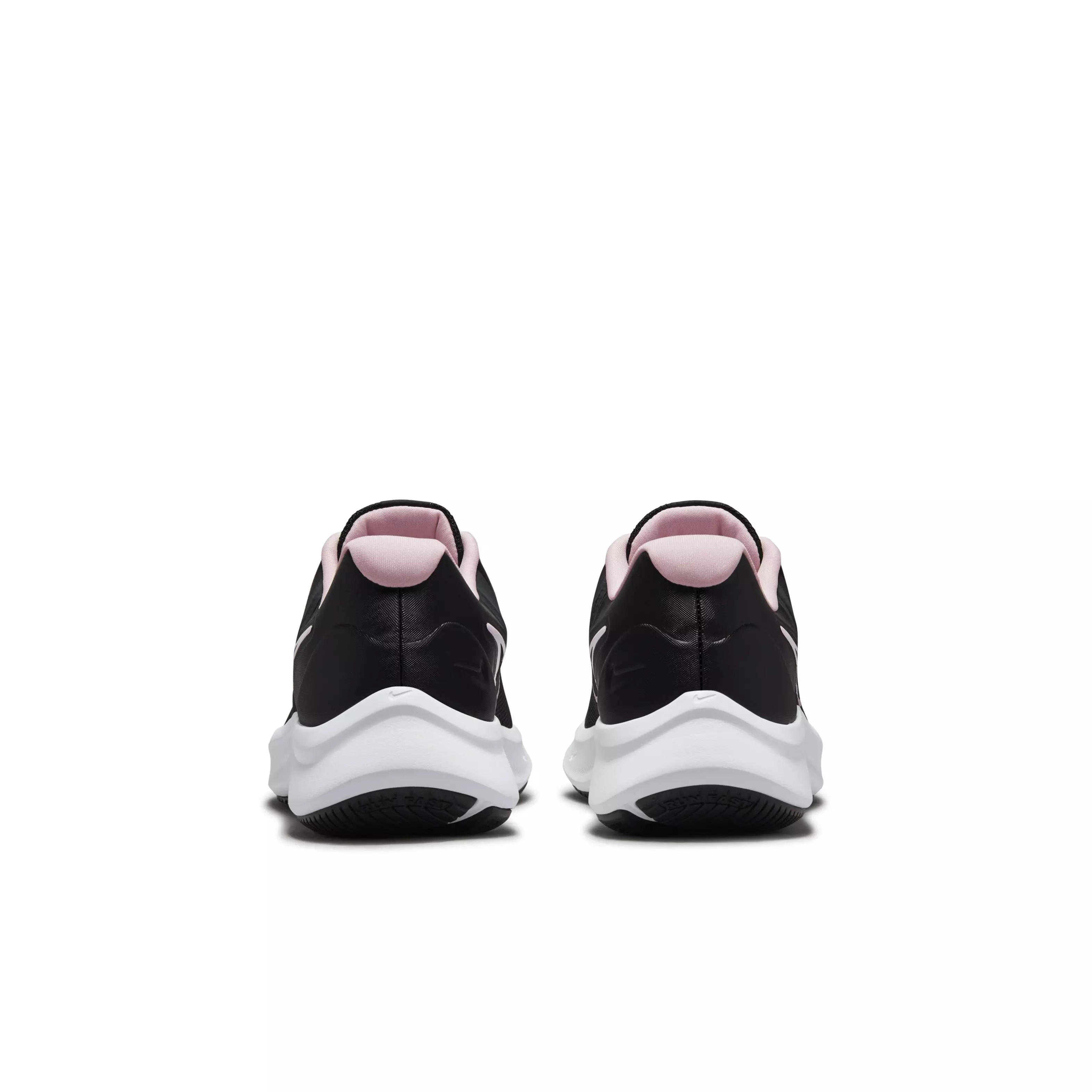 Nike Star Runner 3 "Black/Dark Smoke Grey/Black" Grade School Girls' Running Shoe - BLACK/DK GREY/BLACK