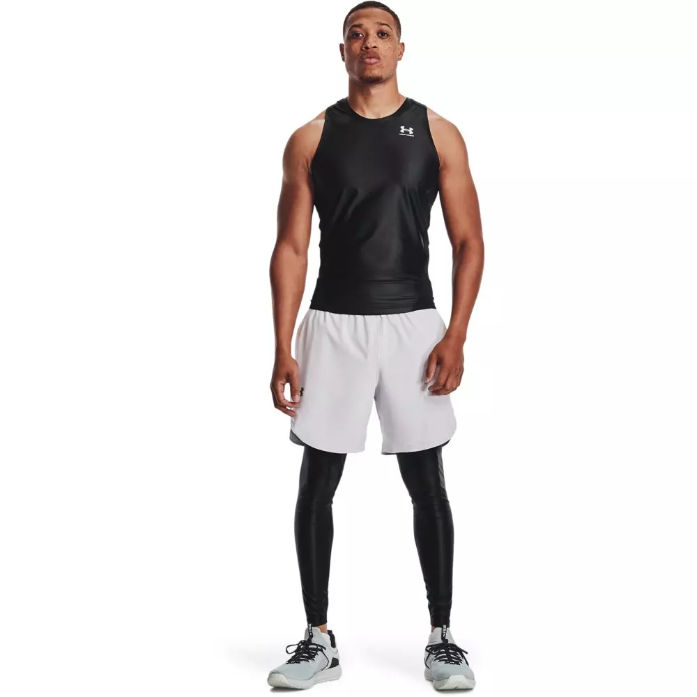 Under Armour Men's Iso-Chill Leggings - BLACK/WHITE