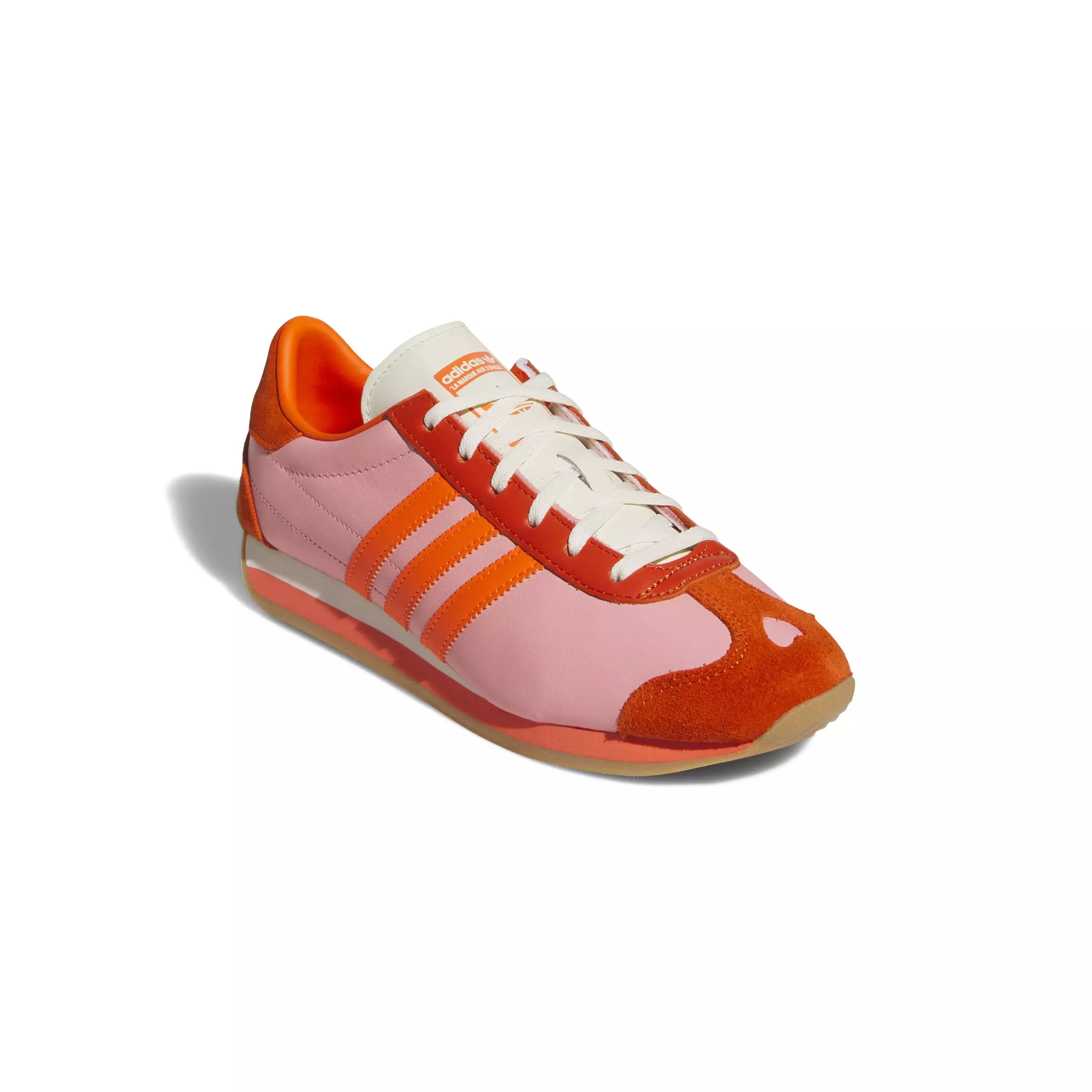 adidas Originals Country OG "Semi Pink Spark/Impact Orange/Collegiate Orange" Women's Shoe - PINK/ORANGE/ORANGE