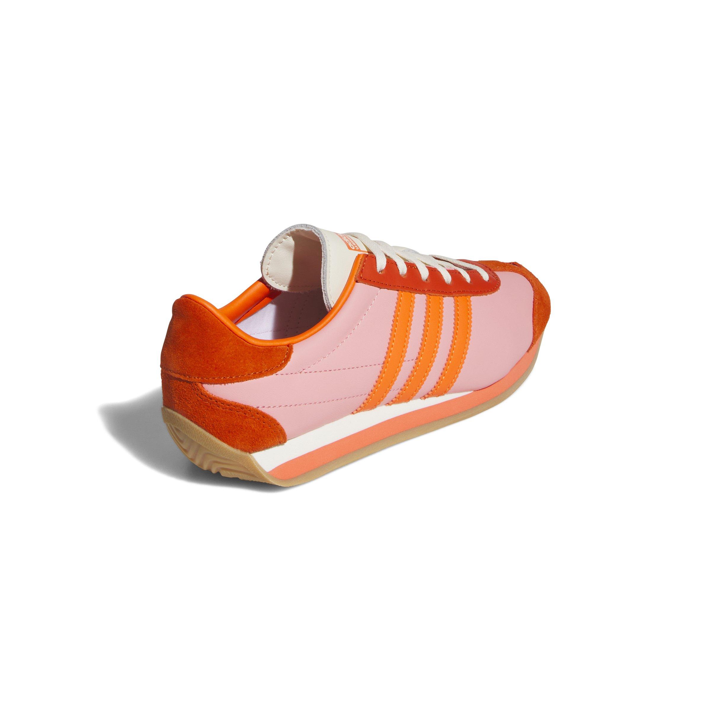 adidas Originals Country OG "Semi Pink Spark/Impact Orange/Collegiate Orange" Women's Shoe - PINK/ORANGE/ORANGE Thumbnail View 4