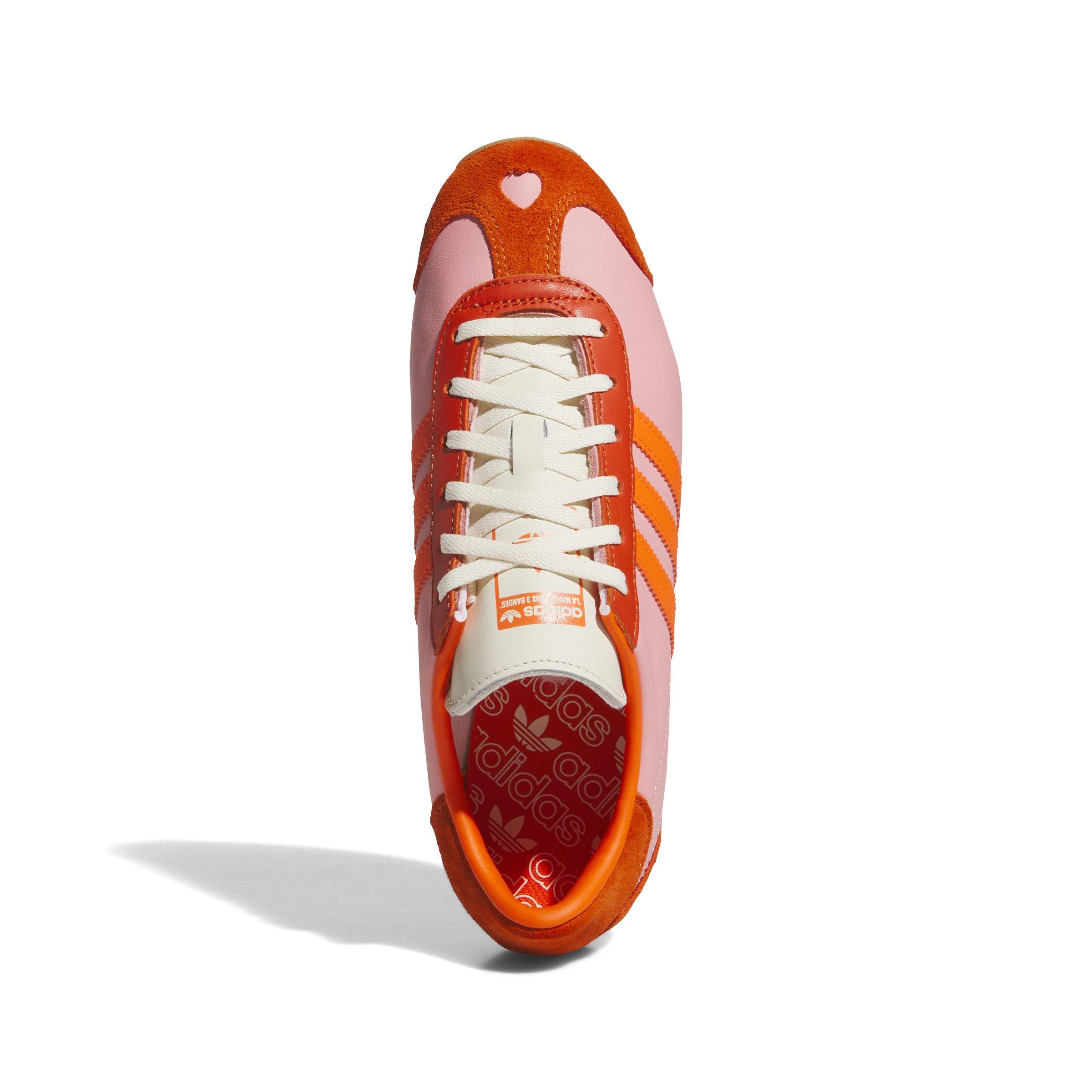 adidas Originals Country OG "Semi Pink Spark/Impact Orange/Collegiate Orange" Women's Shoe - PINK/ORANGE/ORANGE Thumbnail View 7