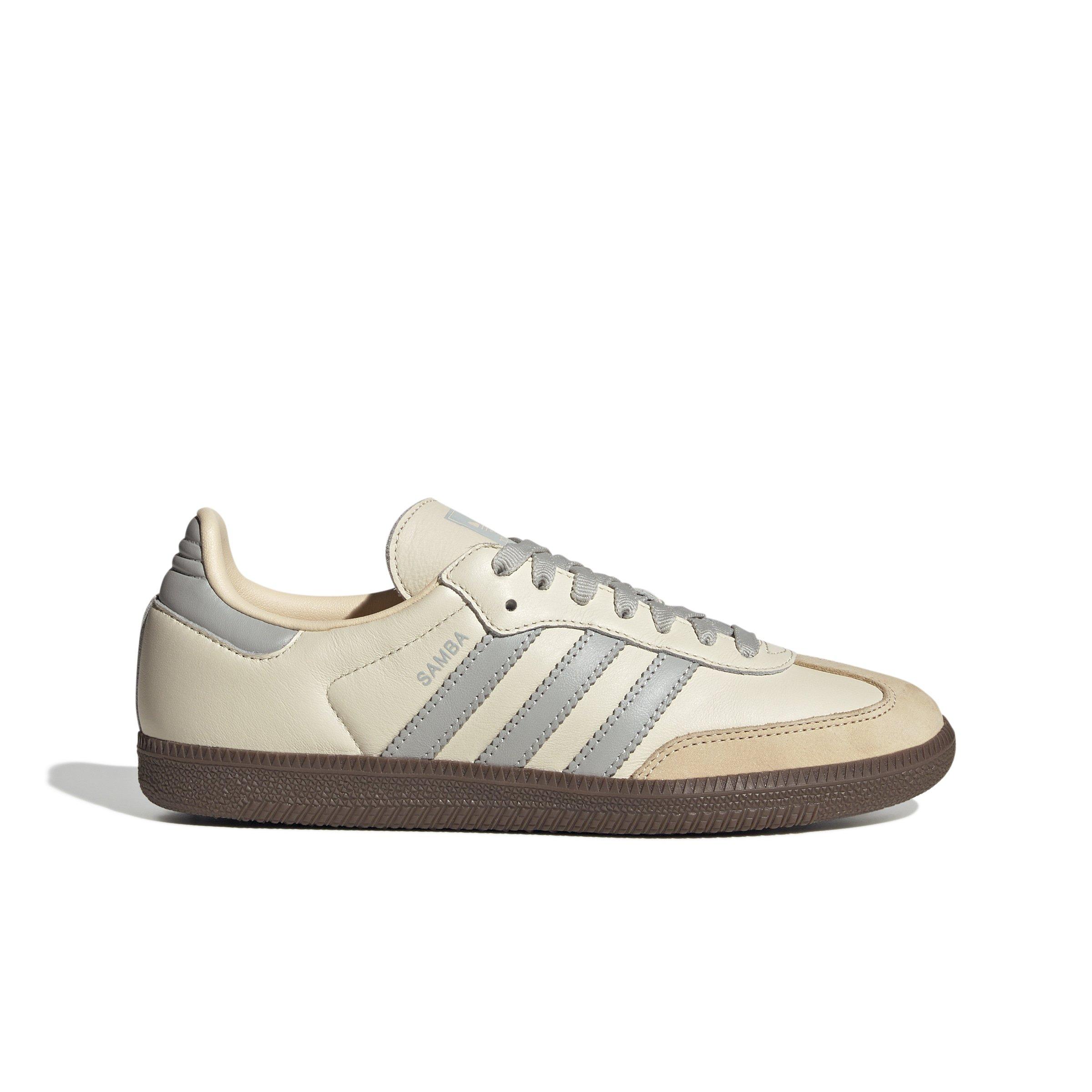 adidas Originals Samba OG "Cream White/Wonder Silver/Sand Strata" Women's Shoe - CREAM/SILVER/SAND Thumbnail View 1
