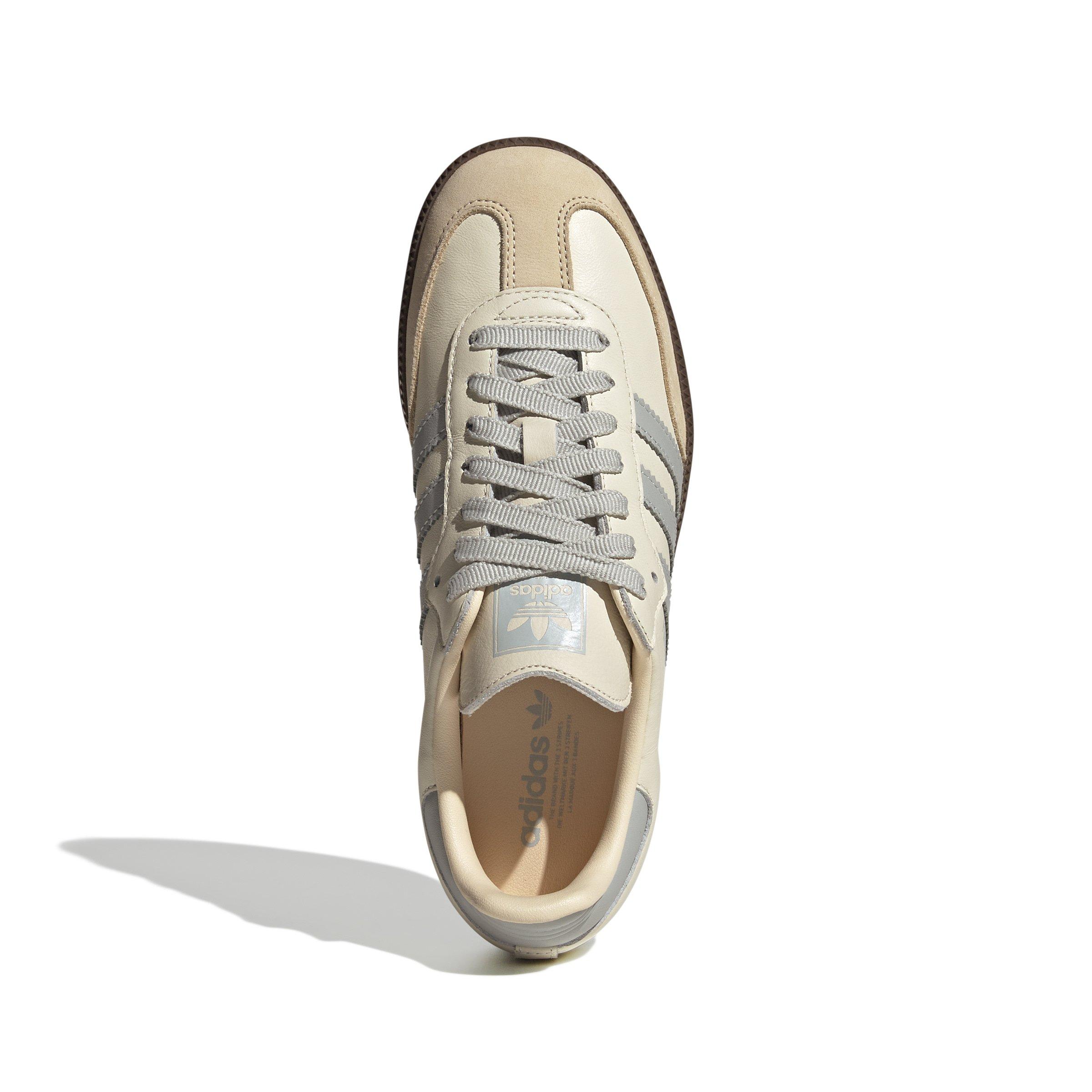 adidas Originals Samba OG "Cream White/Wonder Silver/Sand Strata" Women's Shoe - CREAM/SILVER/SAND Thumbnail View 5