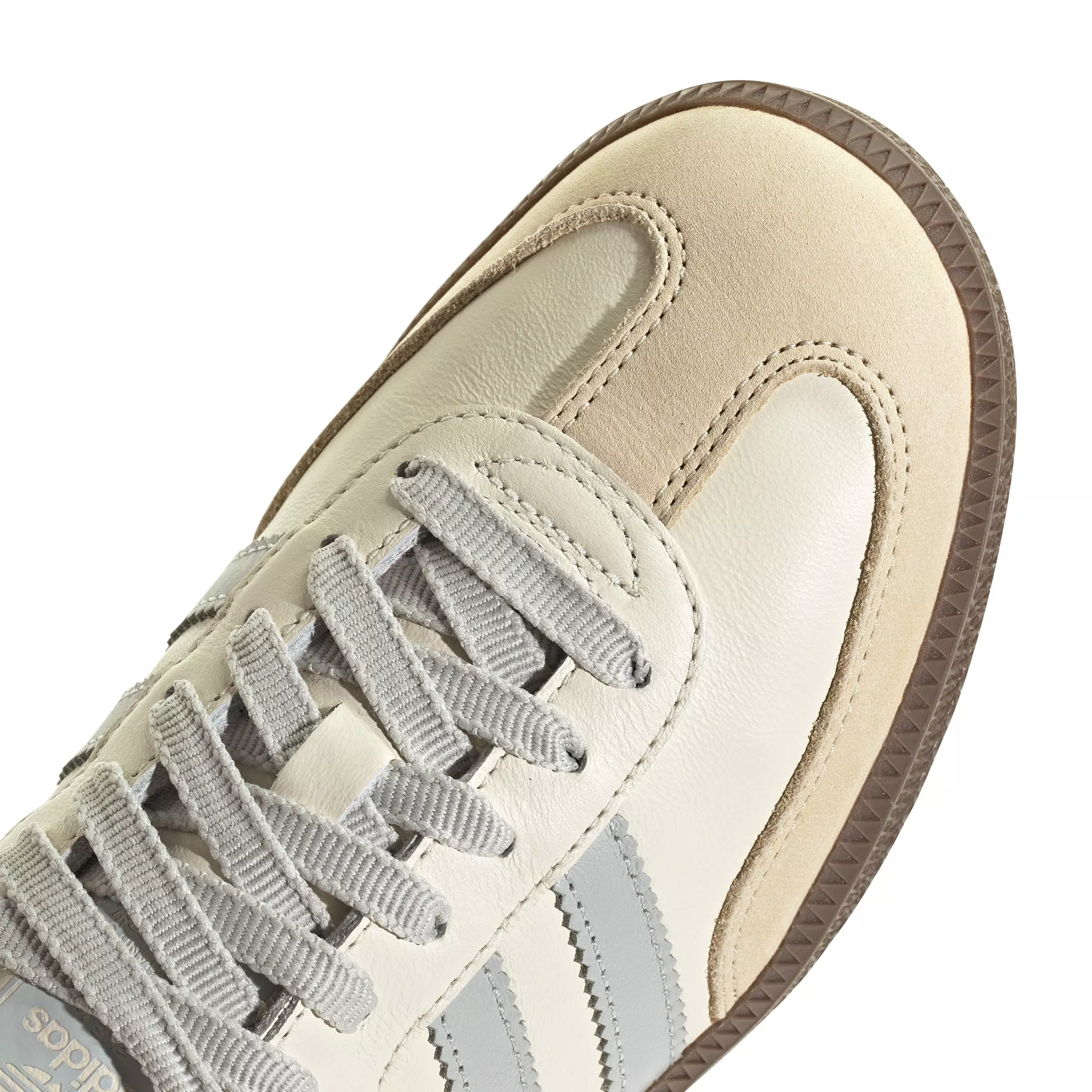 adidas Originals Samba OG "Cream White/Wonder Silver/Sand Strata" Women's Shoe - CREAM/SILVER/SAND