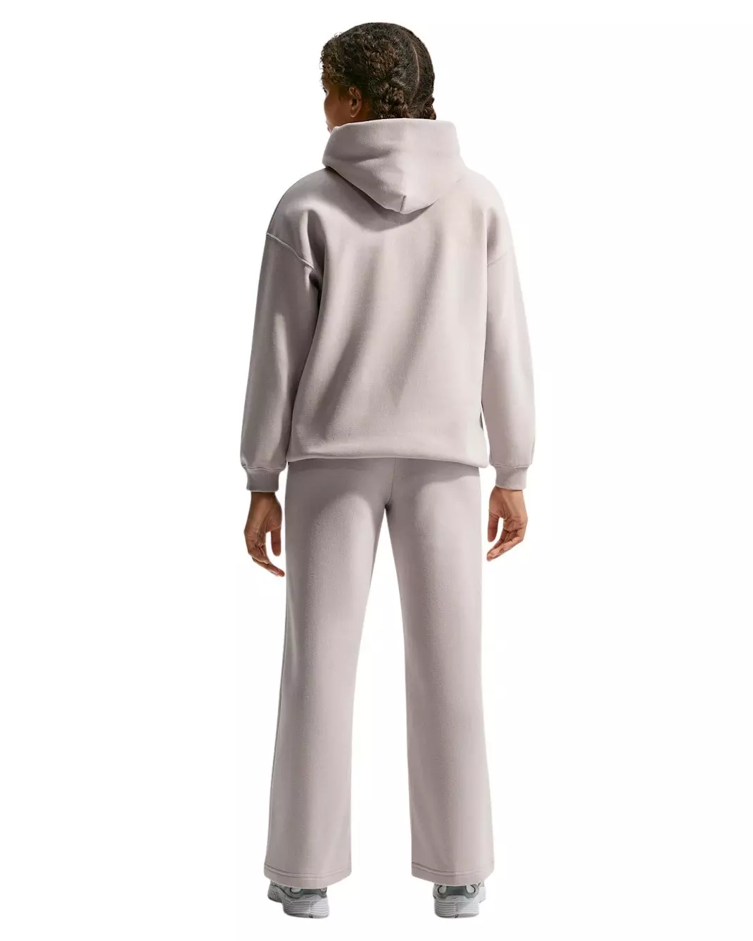 Nike Big Girls' Sportswear Studio Fleece Open-Hem Sweatpants - Light Brown - LIGHT BROWN