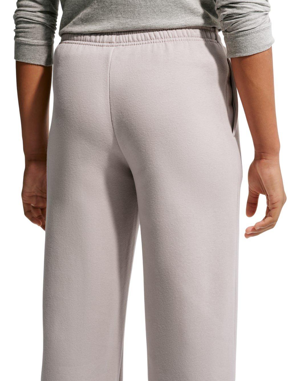 Nike Big Girls' Sportswear Studio Fleece Open-Hem Sweatpants - Light Brown - LIGHT BROWN Thumbnail View 4