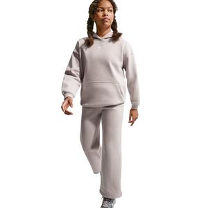 Nike Big Girls' Sportswear Studio Fleece Open-Hem Sweatpants - Light Brown