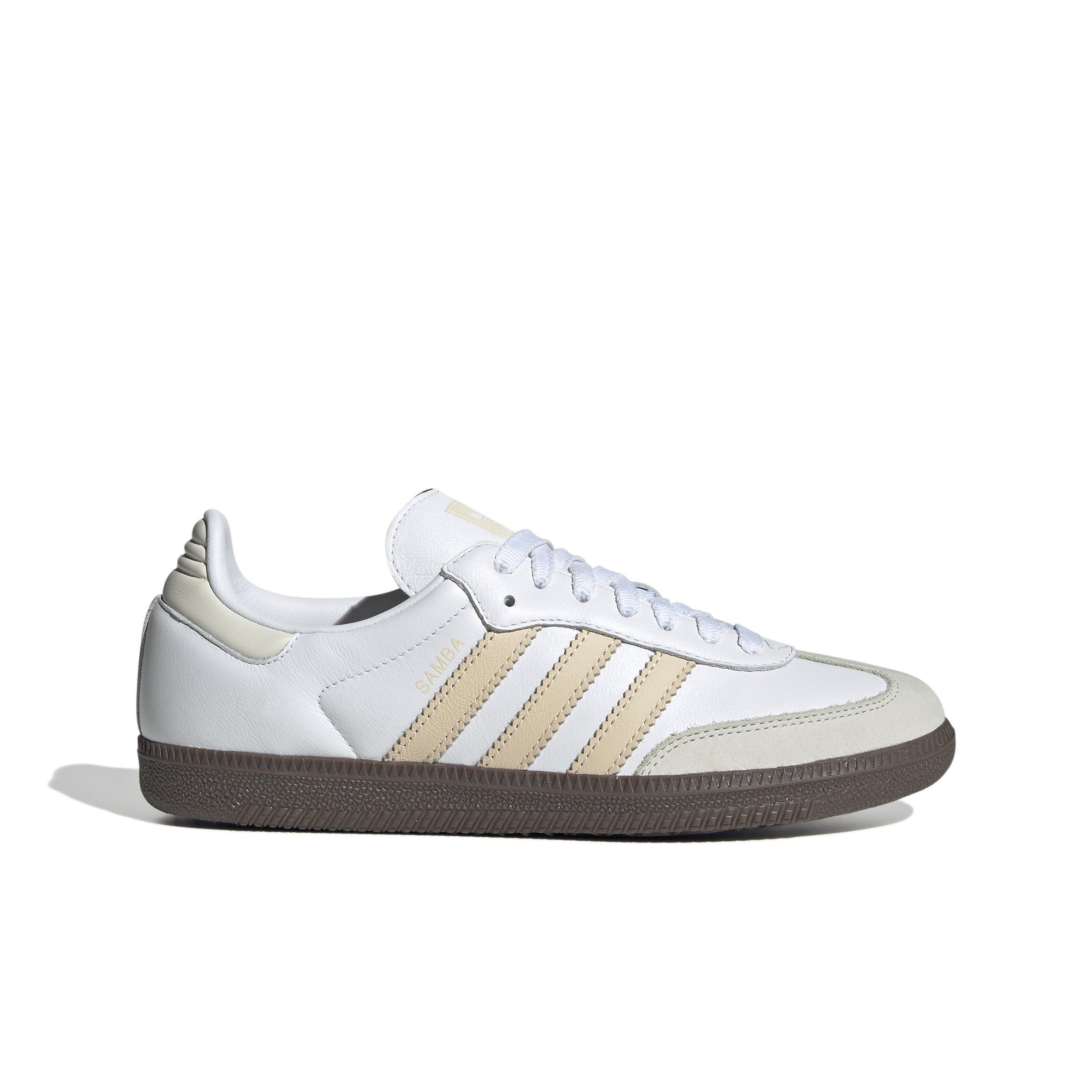 adidas Originals Samba OG "Ftwr White/Sand Strata/Off White" Women's Shoe - WHITE/SAND/OFF WHITE Thumbnail View 1
