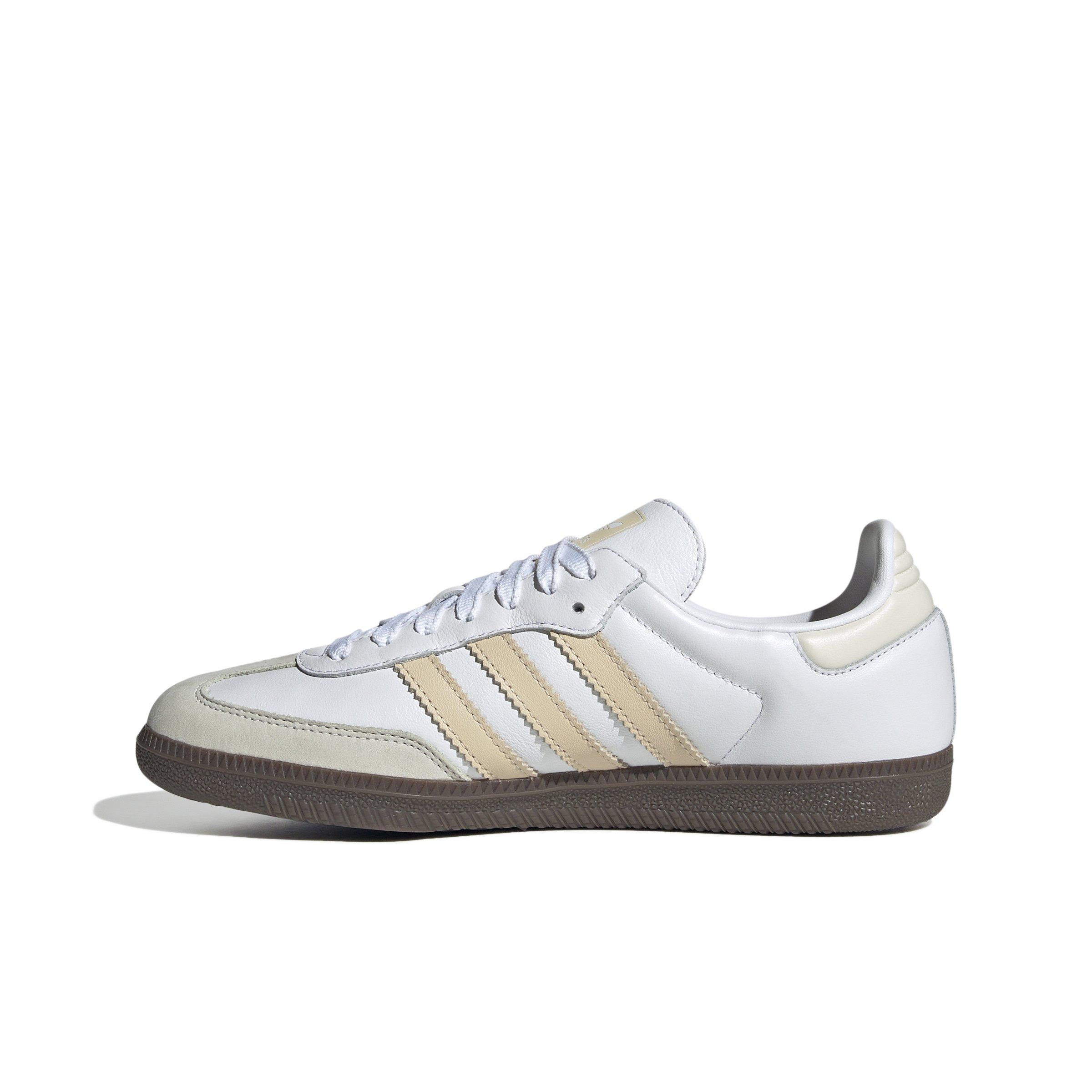 adidas Originals Samba OG "Ftwr White/Sand Strata/Off White" Women's Shoe - WHITE/SAND/OFF WHITE Thumbnail View 2
