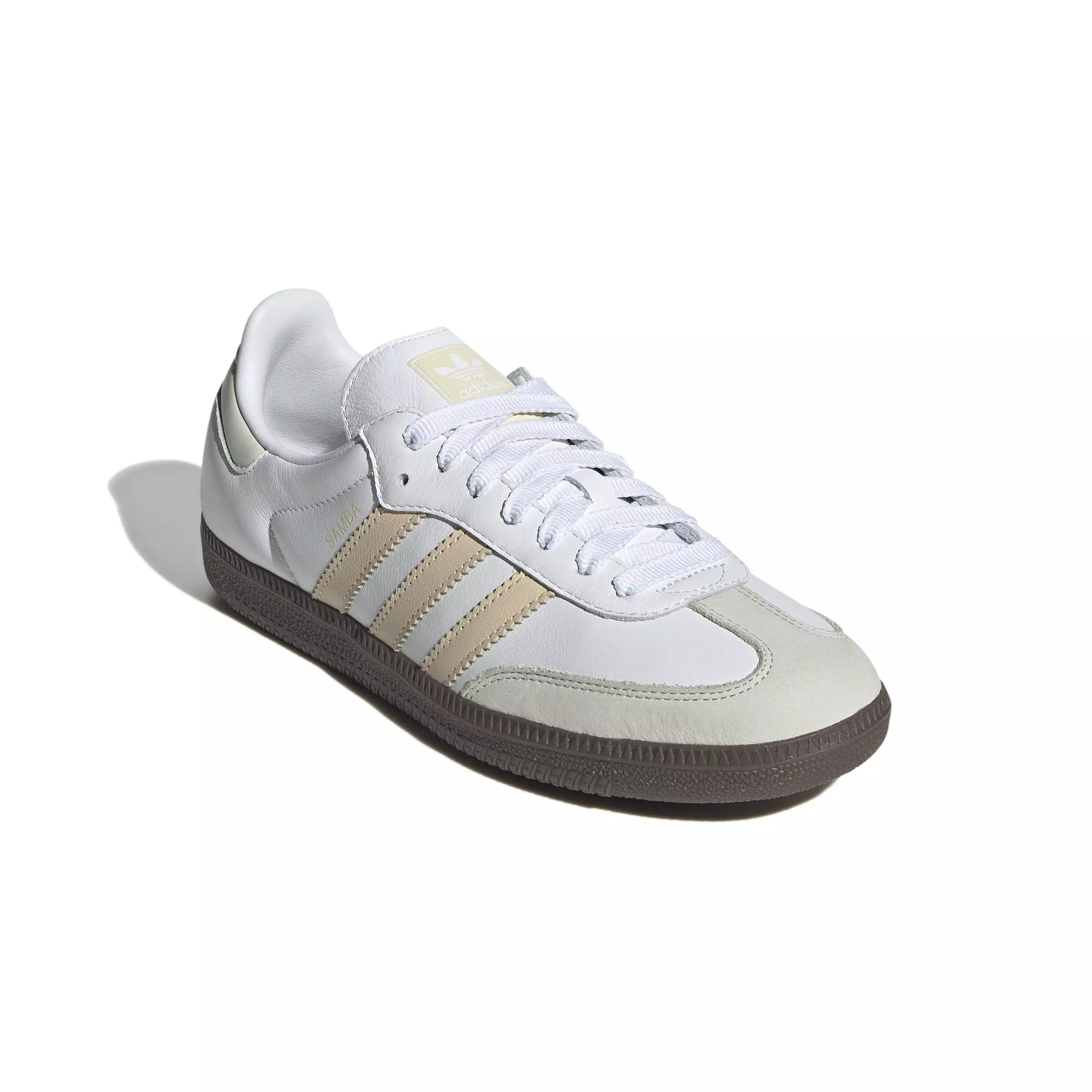 adidas Originals Samba OG "Ftwr White/Sand Strata/Off White" Women's Shoe - WHITE/SAND/OFF WHITE