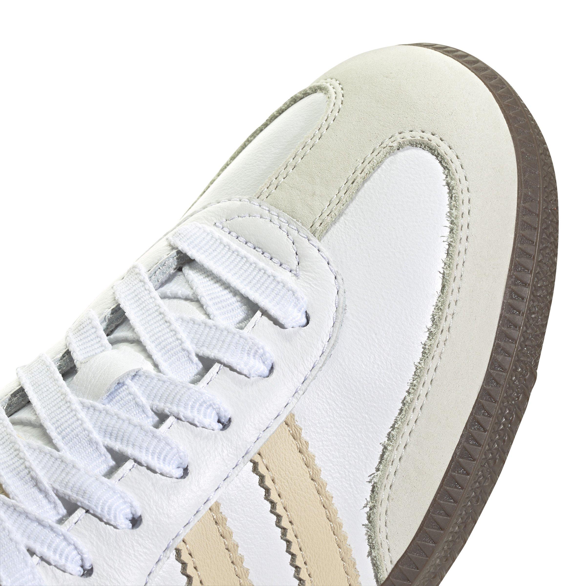 adidas Originals Samba OG "Ftwr White/Sand Strata/Off White" Women's Shoe - WHITE/SAND/OFF WHITE Thumbnail View 7