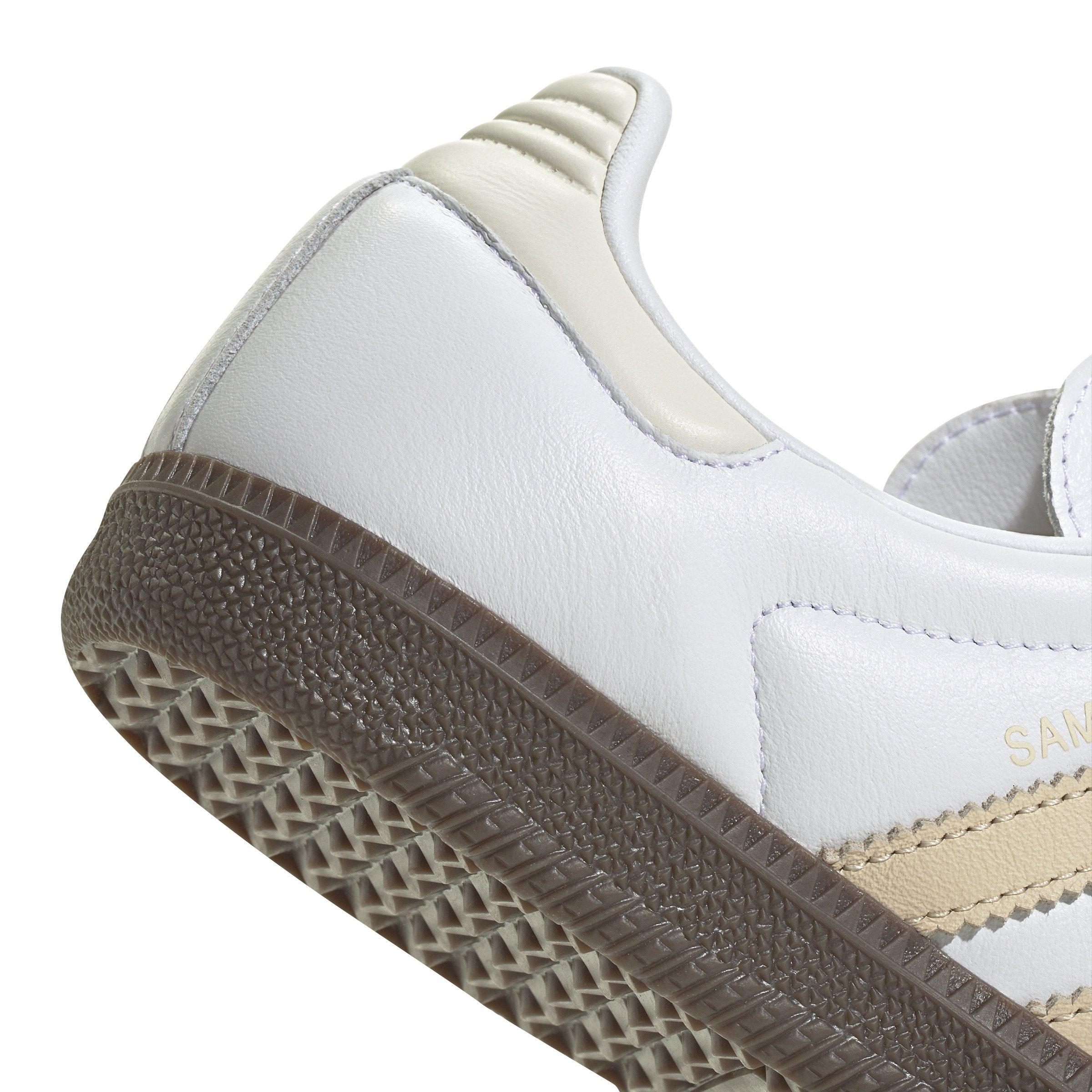 adidas Originals Samba OG "Ftwr White/Sand Strata/Off White" Women's Shoe - WHITE/SAND/OFF WHITE Thumbnail View 8