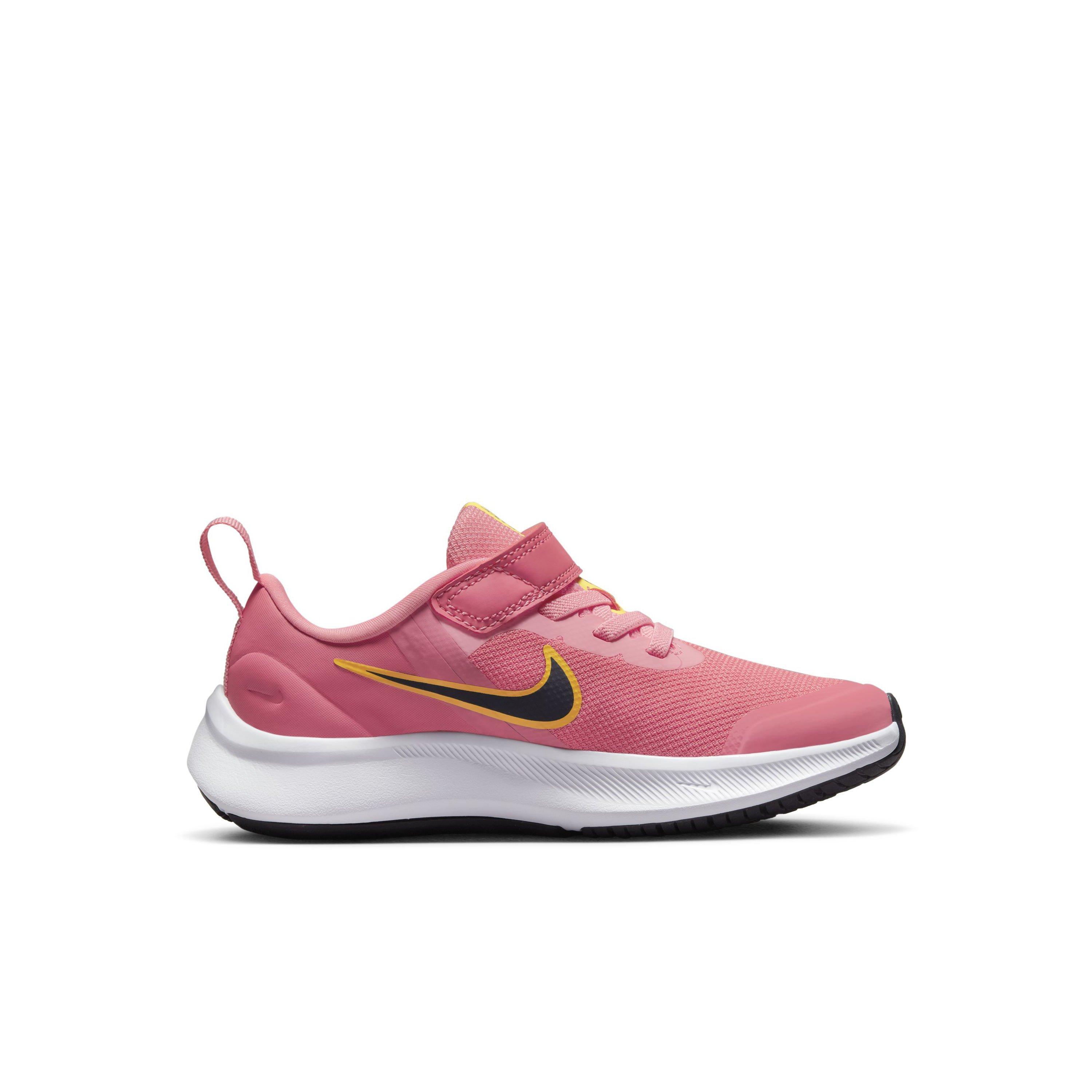 Nike Star Runner 3 "Sea Coral/Coral Chalk/Laser Orange/Gridiron" Preschool Girls' Running Shoe - CORAL/CORAL/ORANGE/GRIDIRON Thumbnail View 1