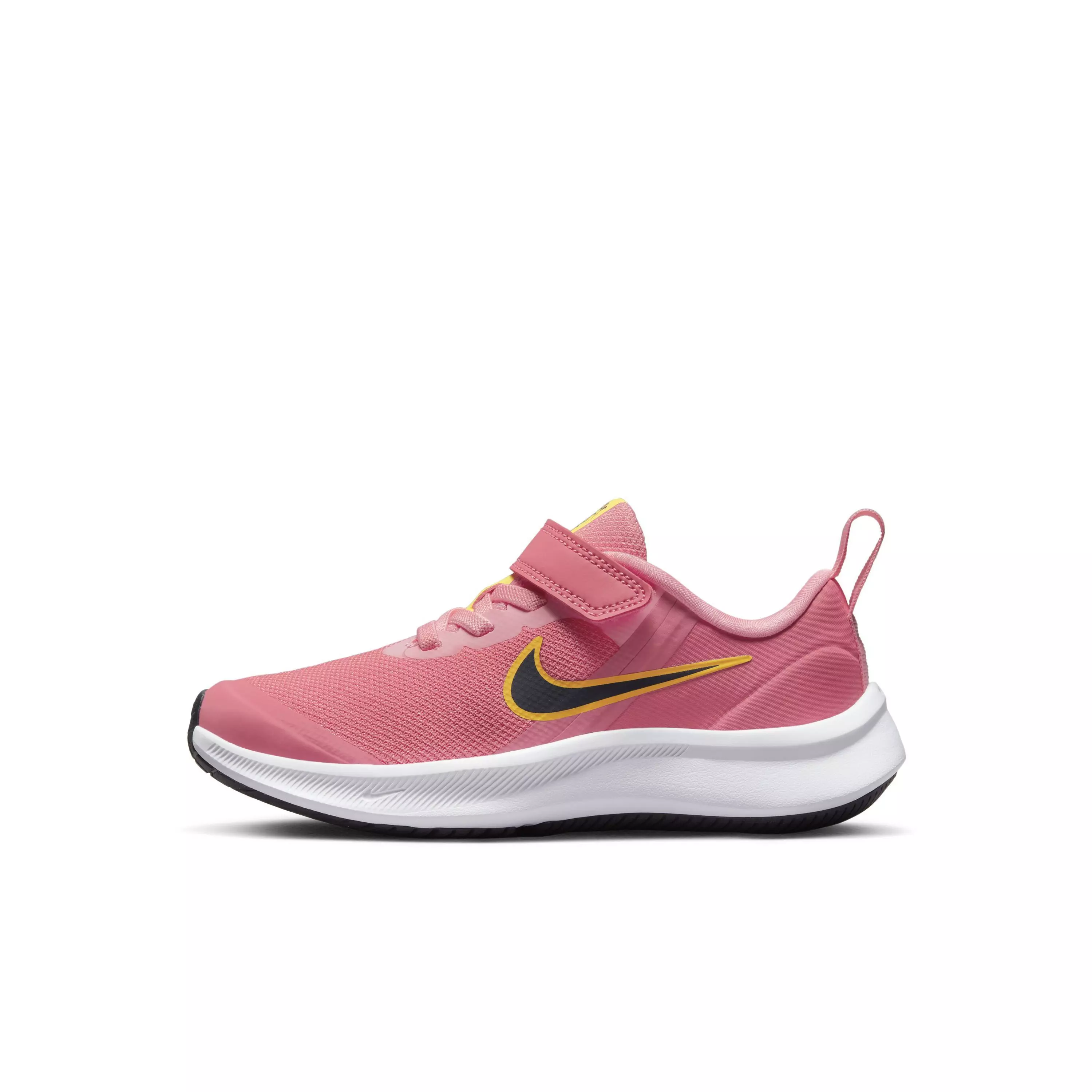 Nike Star Runner 3 "Sea Coral/Coral Chalk/Laser Orange/Gridiron" Preschool Girls' Running Shoe - CORAL/CORAL/ORANGE/GRIDIRON