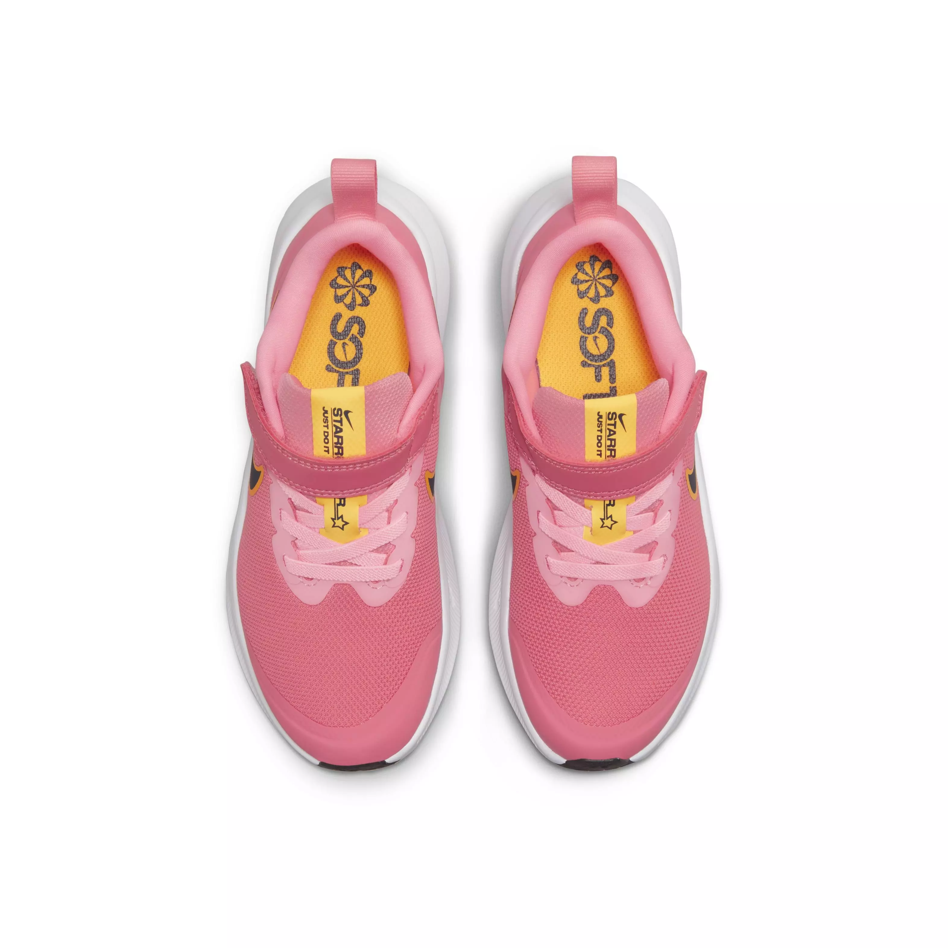 Nike Star Runner 3 "Sea Coral/Coral Chalk/Laser Orange/Gridiron" Preschool Girls' Running Shoe - CORAL/CORAL/ORANGE/GRIDIRON