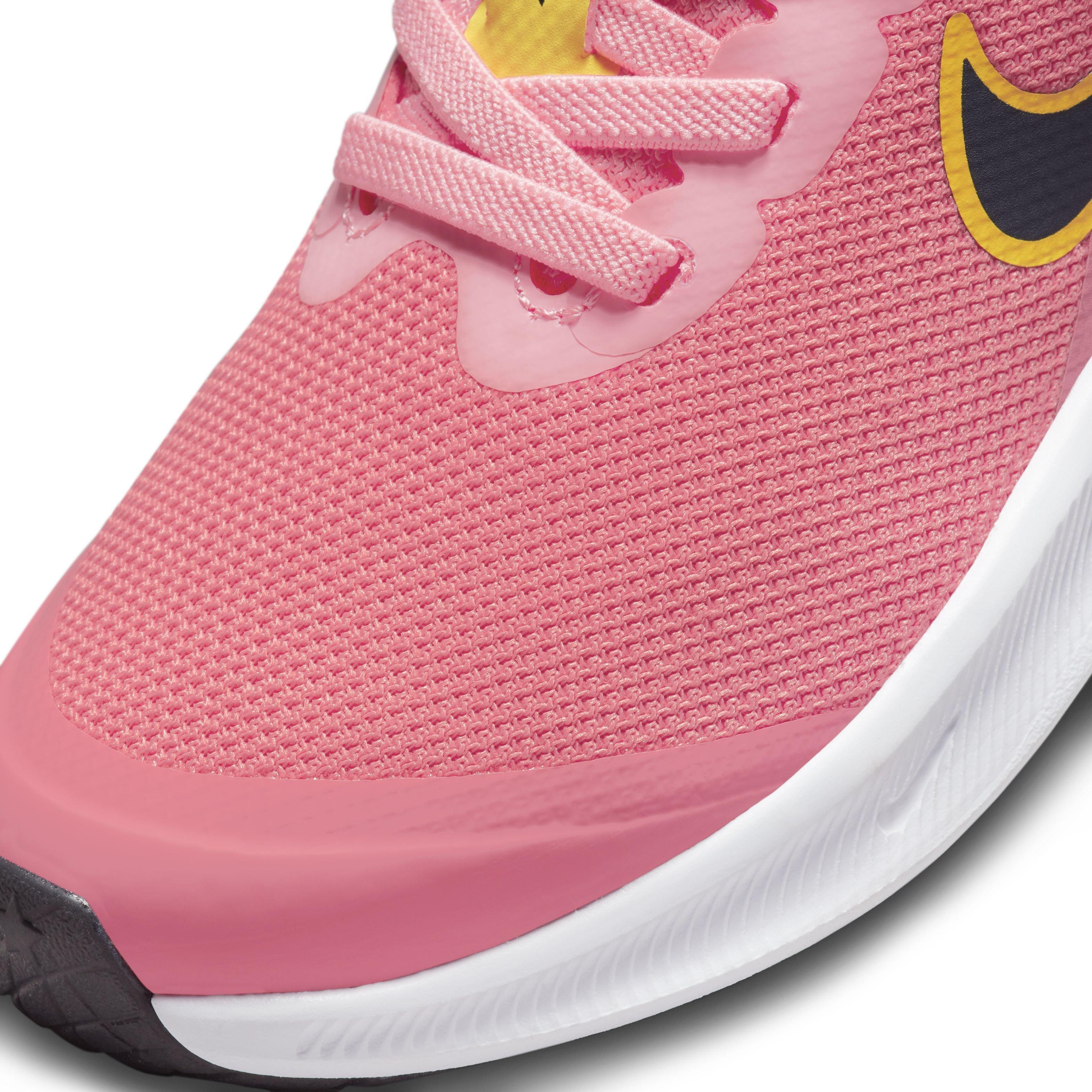 Nike Star Runner 3 "Sea Coral/Coral Chalk/Laser Orange/Gridiron" Preschool Girls' Running Shoe - CORAL/CORAL/ORANGE/GRIDIRON Thumbnail View 7