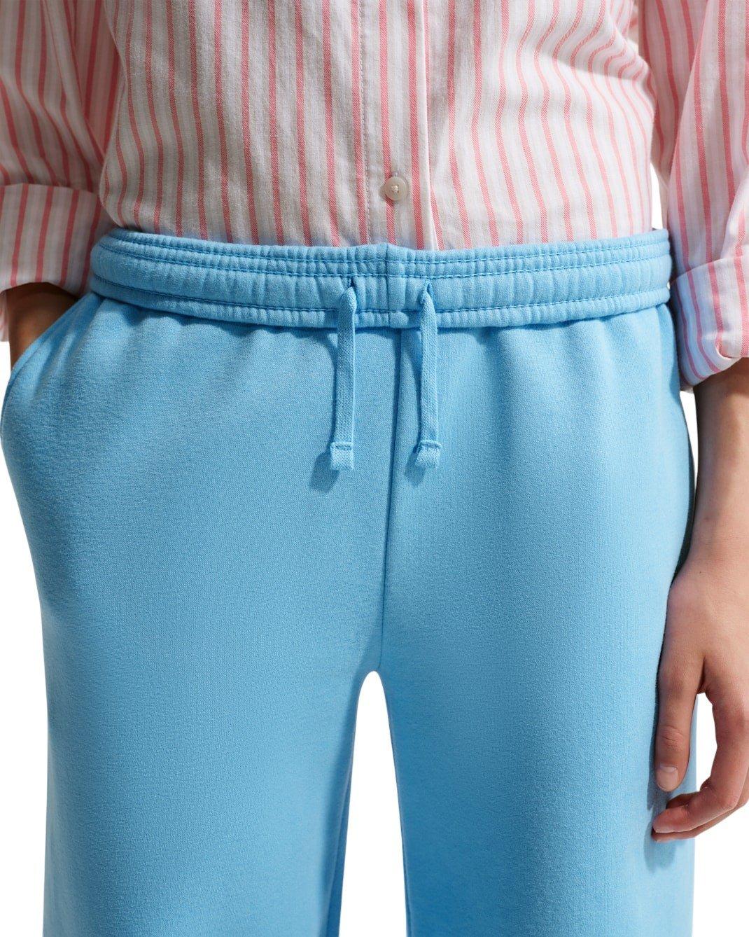 Nike Big Girls' Sportswear Studio Fleece Open-Hem Sweatpants - Blue - BLUE Thumbnail View 5