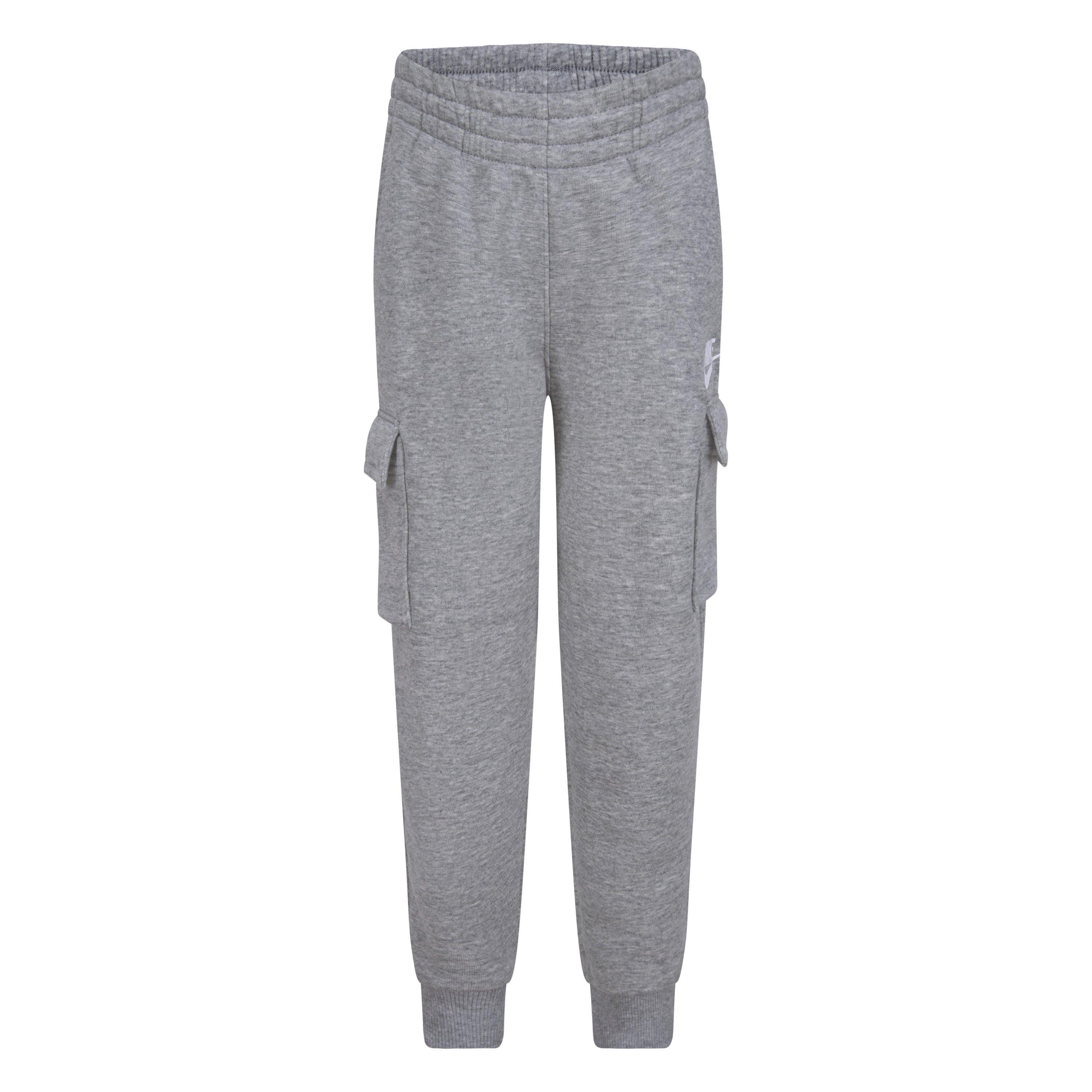 Nike Little Boys' Sportswear Club Fleece LBR Cargo Pants - Dk Grey - DK GREY Thumbnail View 1
