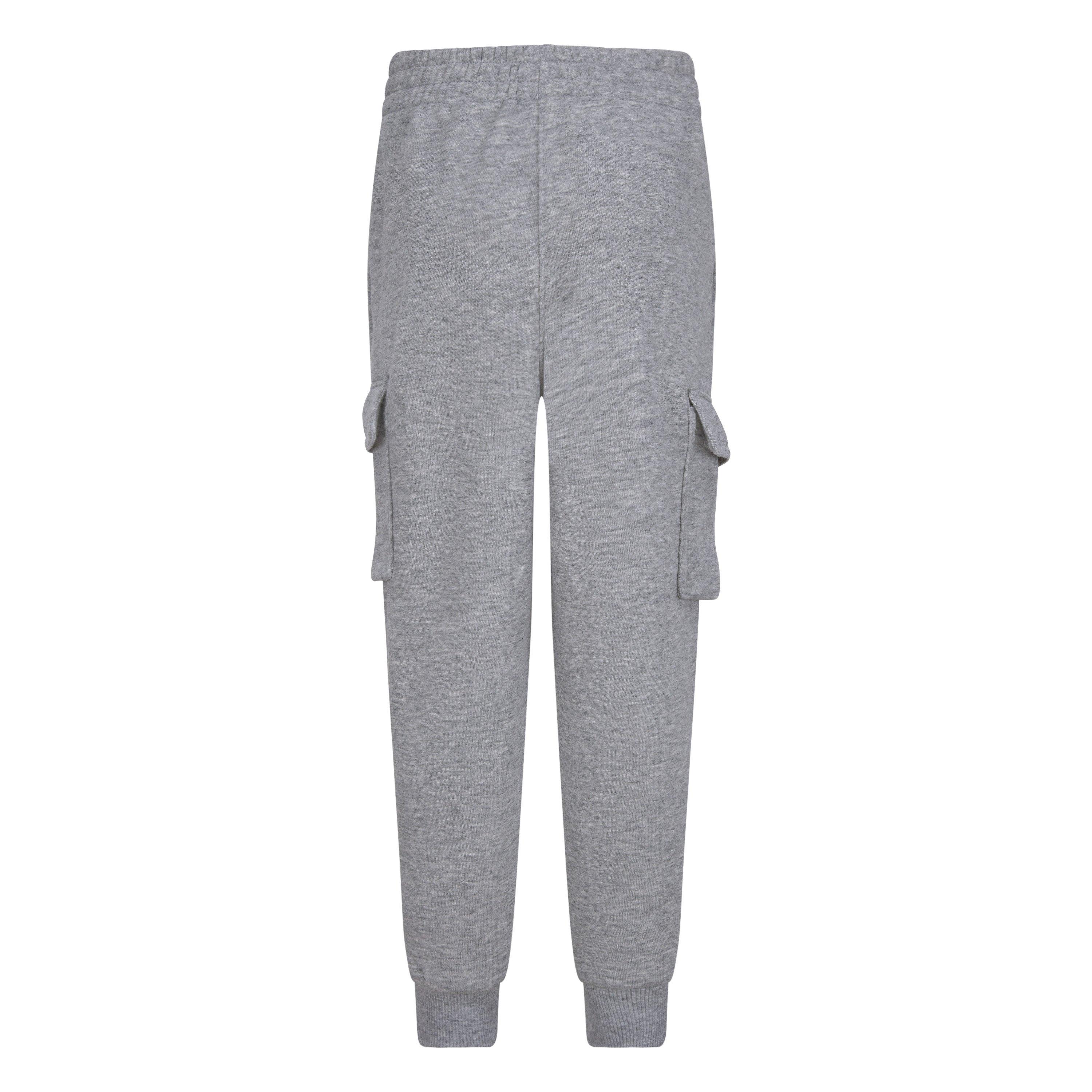 Nike Little Boys' Sportswear Club Fleece LBR Cargo Pants - Dk Grey - DK GREY Thumbnail View 2