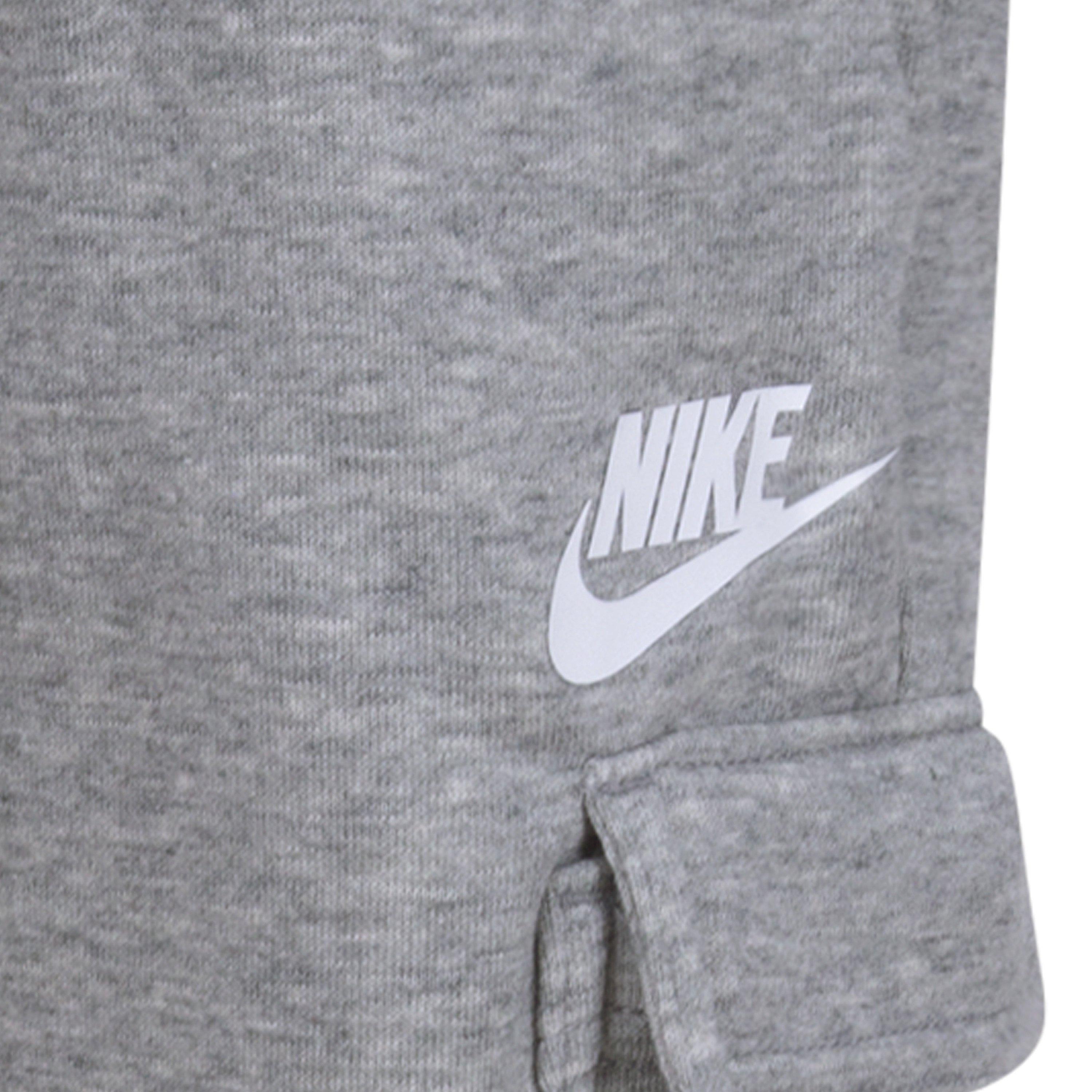 Nike Little Boys' Sportswear Club Fleece LBR Cargo Pants -Dk Grey - DK GREY Thumbnail View 3