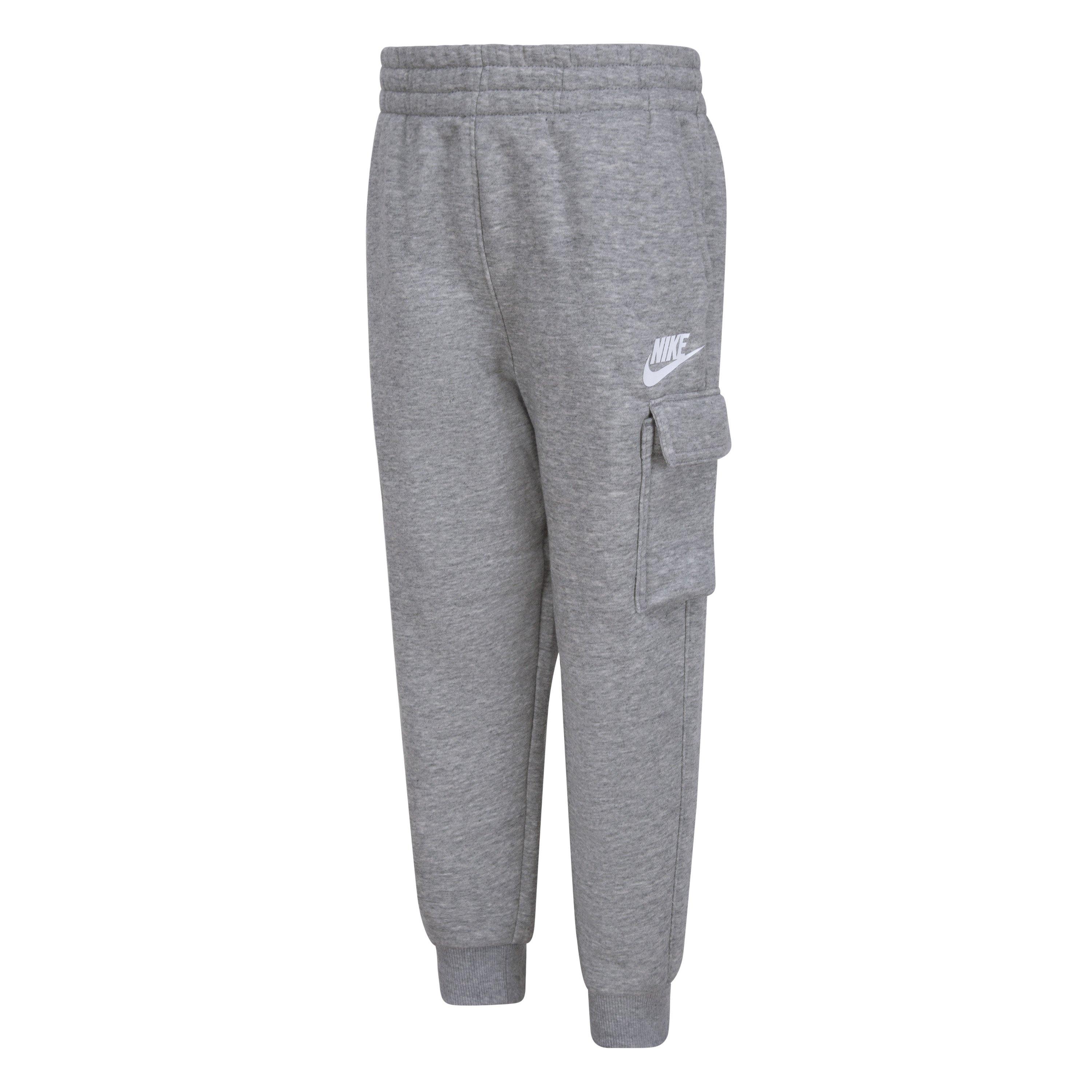 Nike Little Boys' Sportswear Club Fleece LBR Cargo Pants -Dk Grey - DK GREY Thumbnail View 5