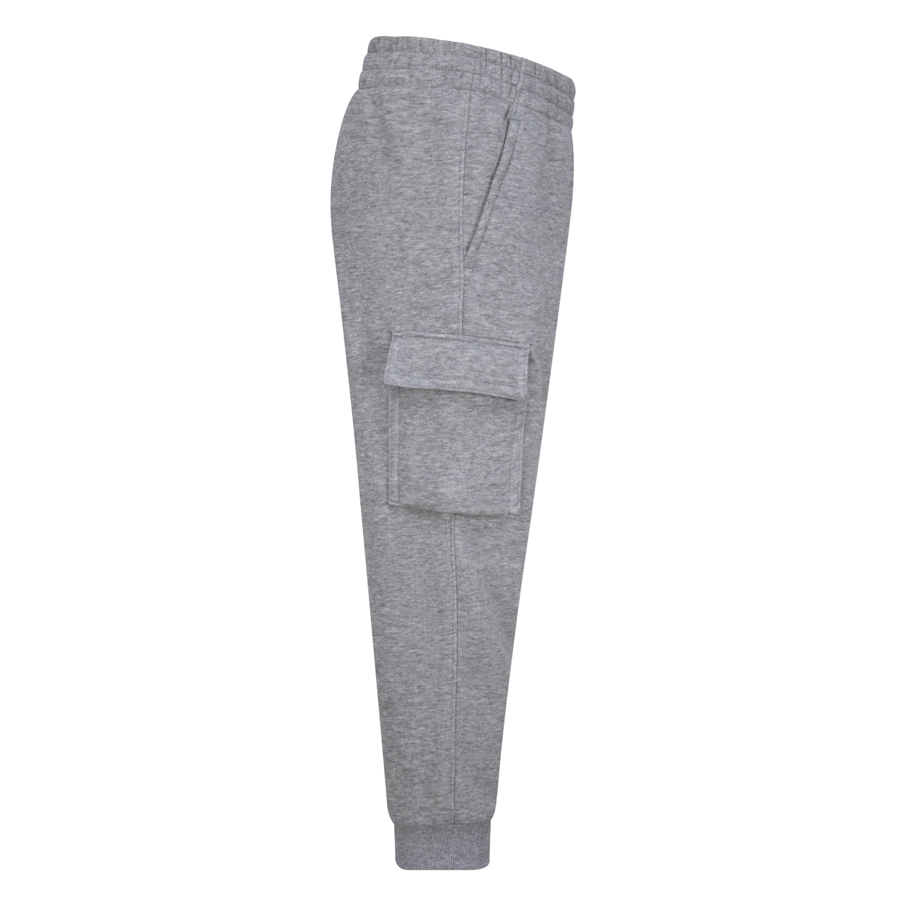Nike Little Boys' Sportswear Club Fleece LBR Cargo Pants -Dk Grey - DK GREY Thumbnail View 7