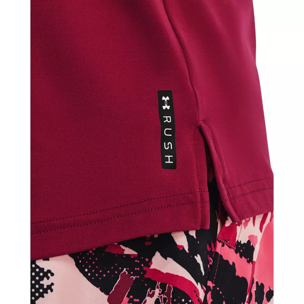 Under Armour Men's RUSH Energy Shirt - PINK/WHITE