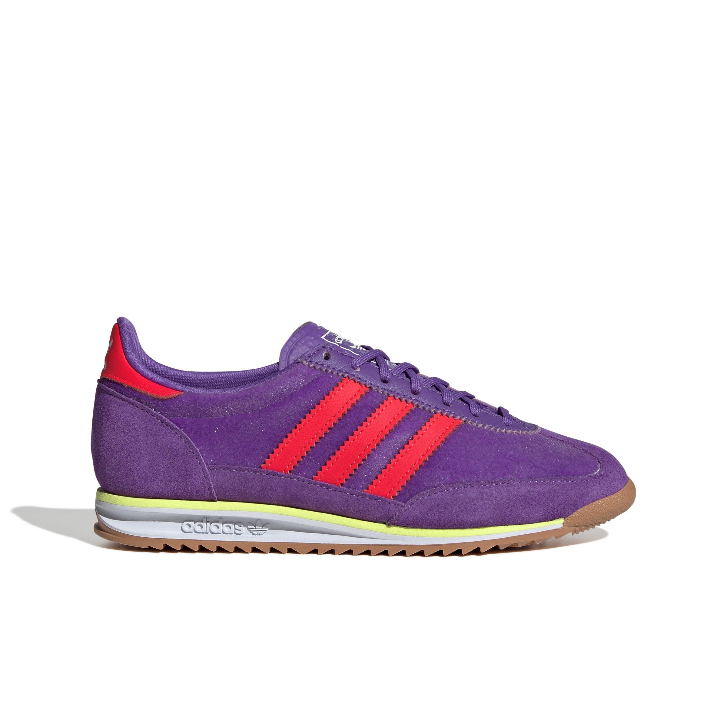 adidas Originals SL 72 OG "Active Purple/Solar Red/Ftwr White" Women's Shoe - PURPLE/RED/WHITE Thumbnail View 1