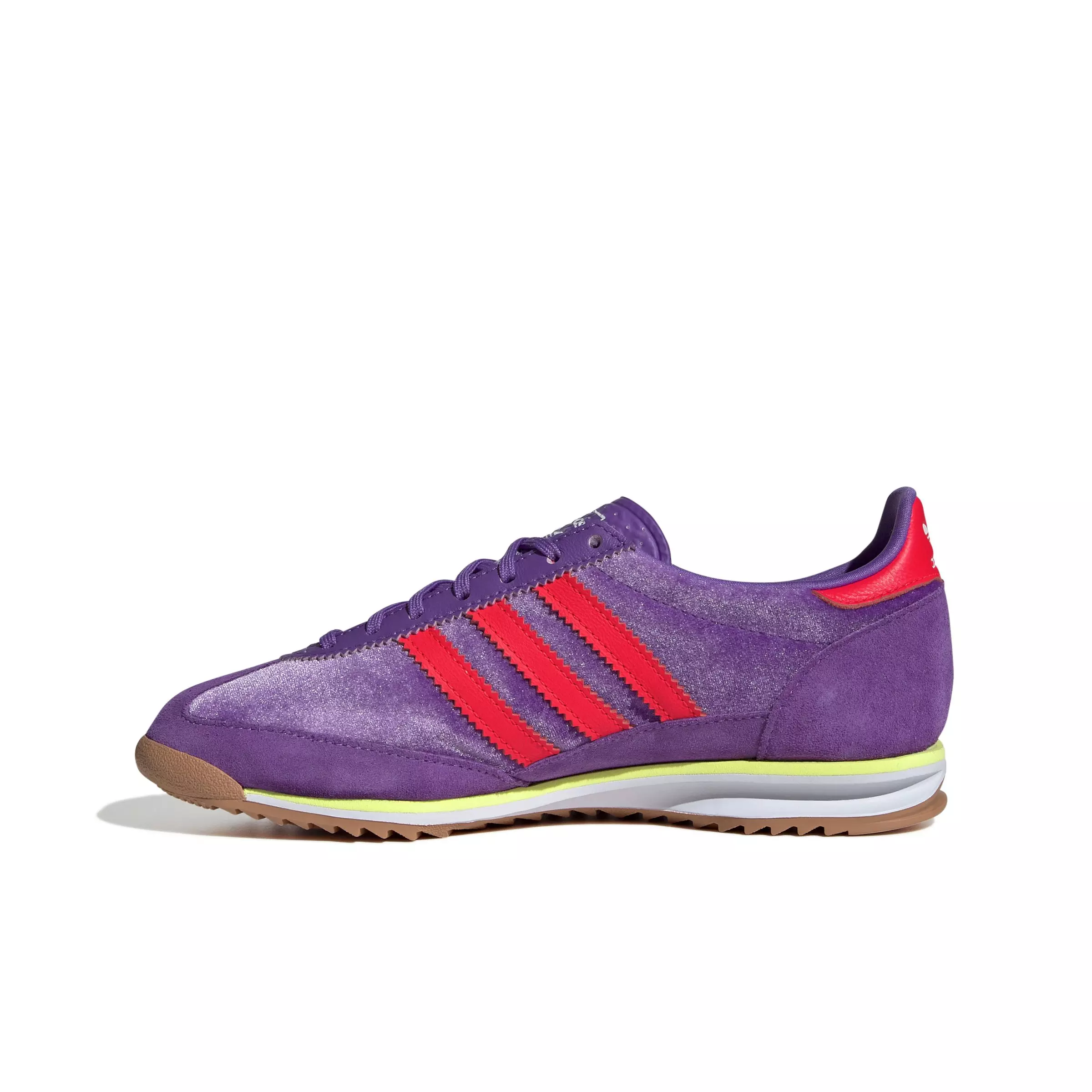 adidas Originals SL 72 OG "Active Purple/Solar Red/Ftwr White" Women's Shoe - PURPLE/RED/WHITE